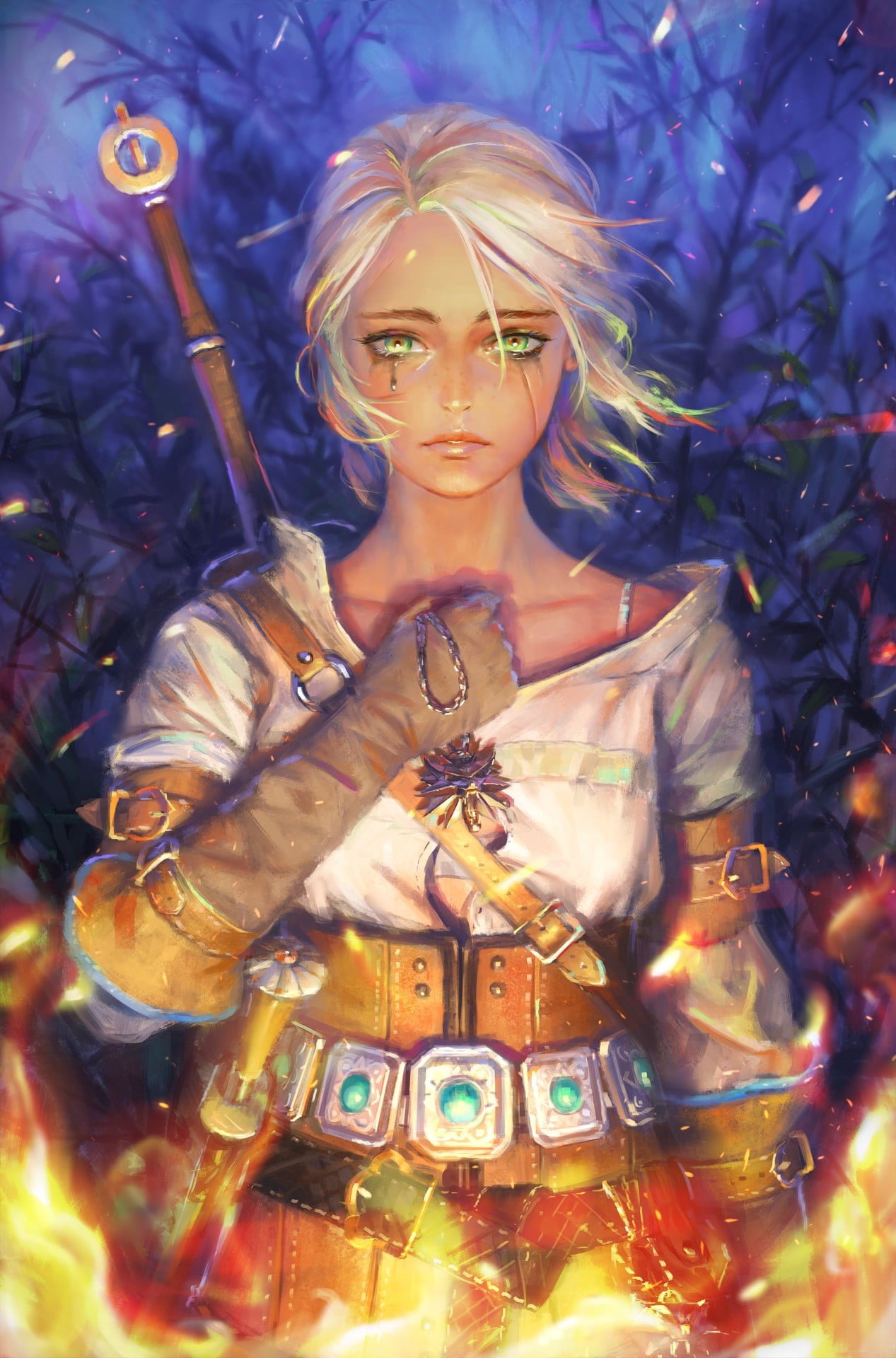 The Witcher character digital wallpaper 3 Wild Hunt