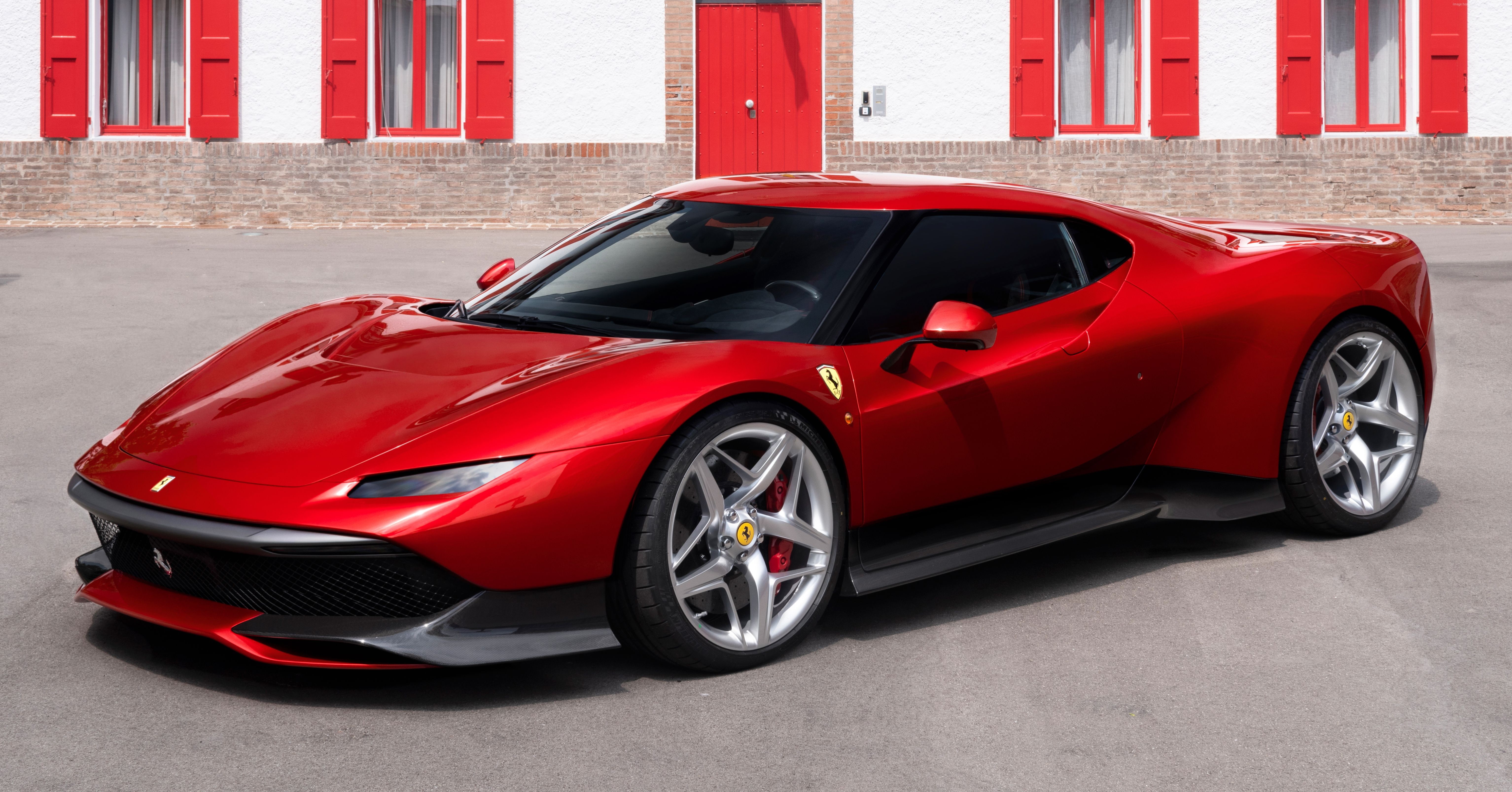 Cars Ferrari Luxury cars red transportation 2k 4k 5k