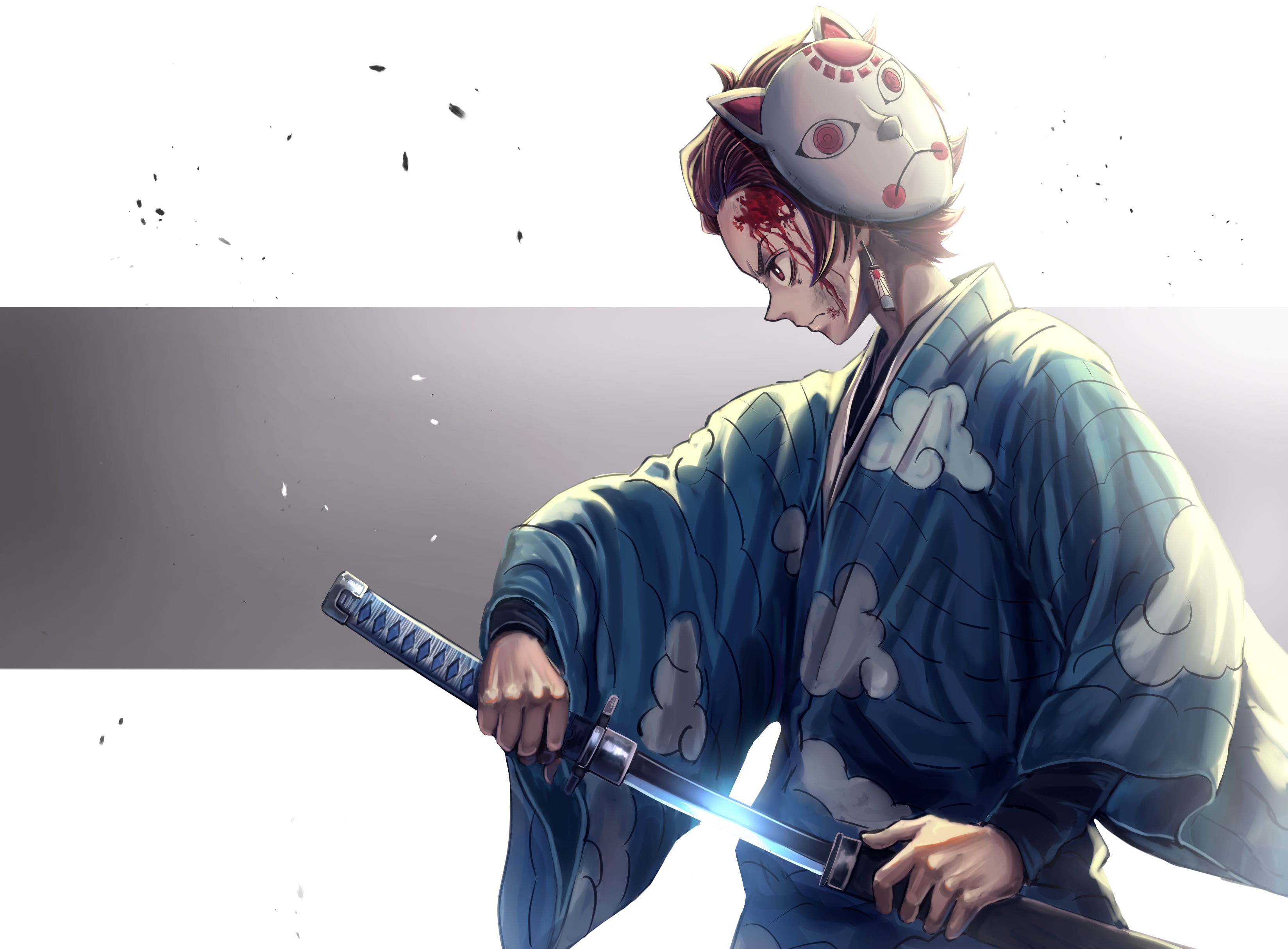 Anime Demon Slayer Kimetsu no Yaiba Tanjirou Kamado 2k