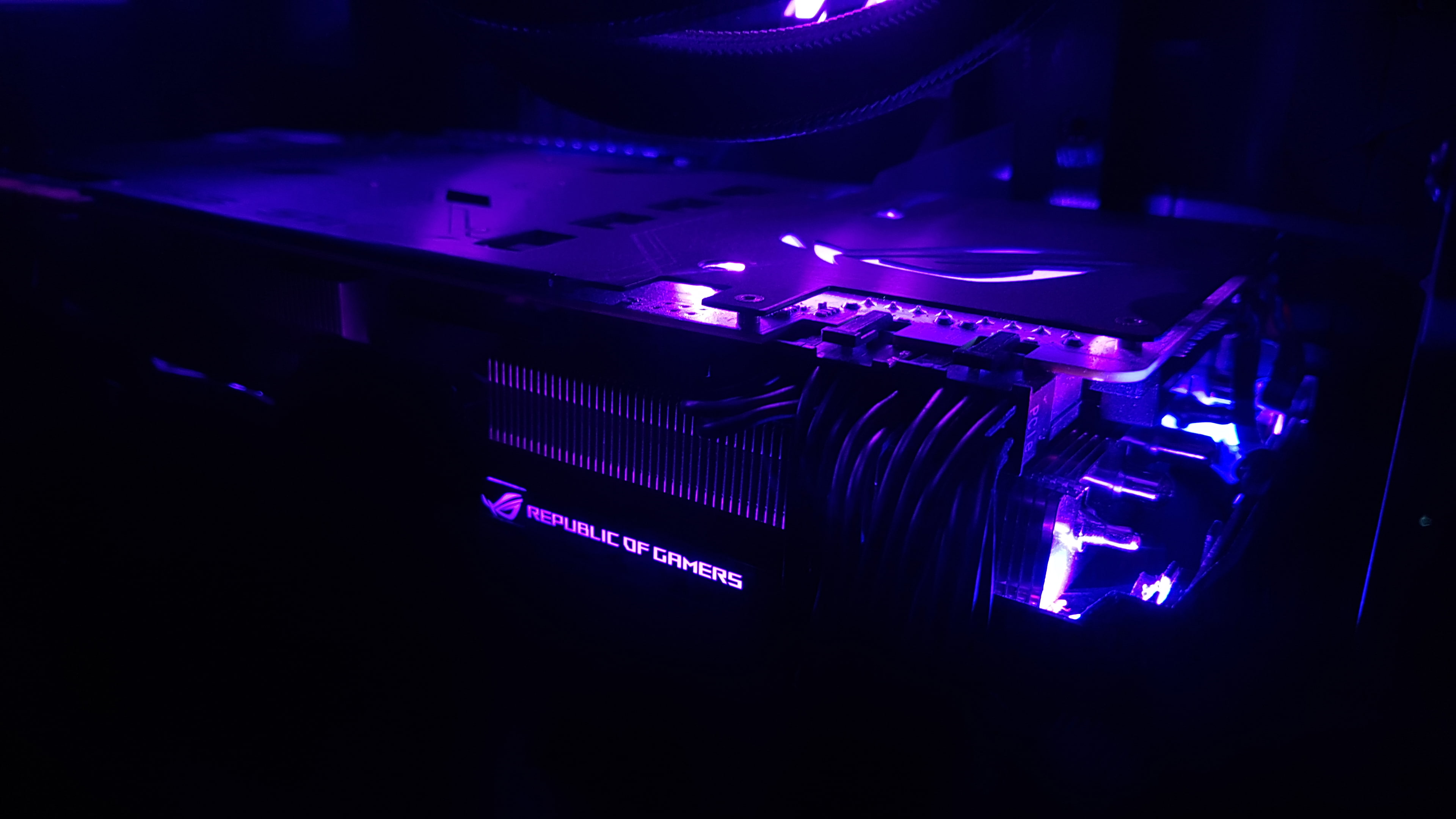 ASUS Republic of Gamers graphics card GPU PC gaming music 2k 4k