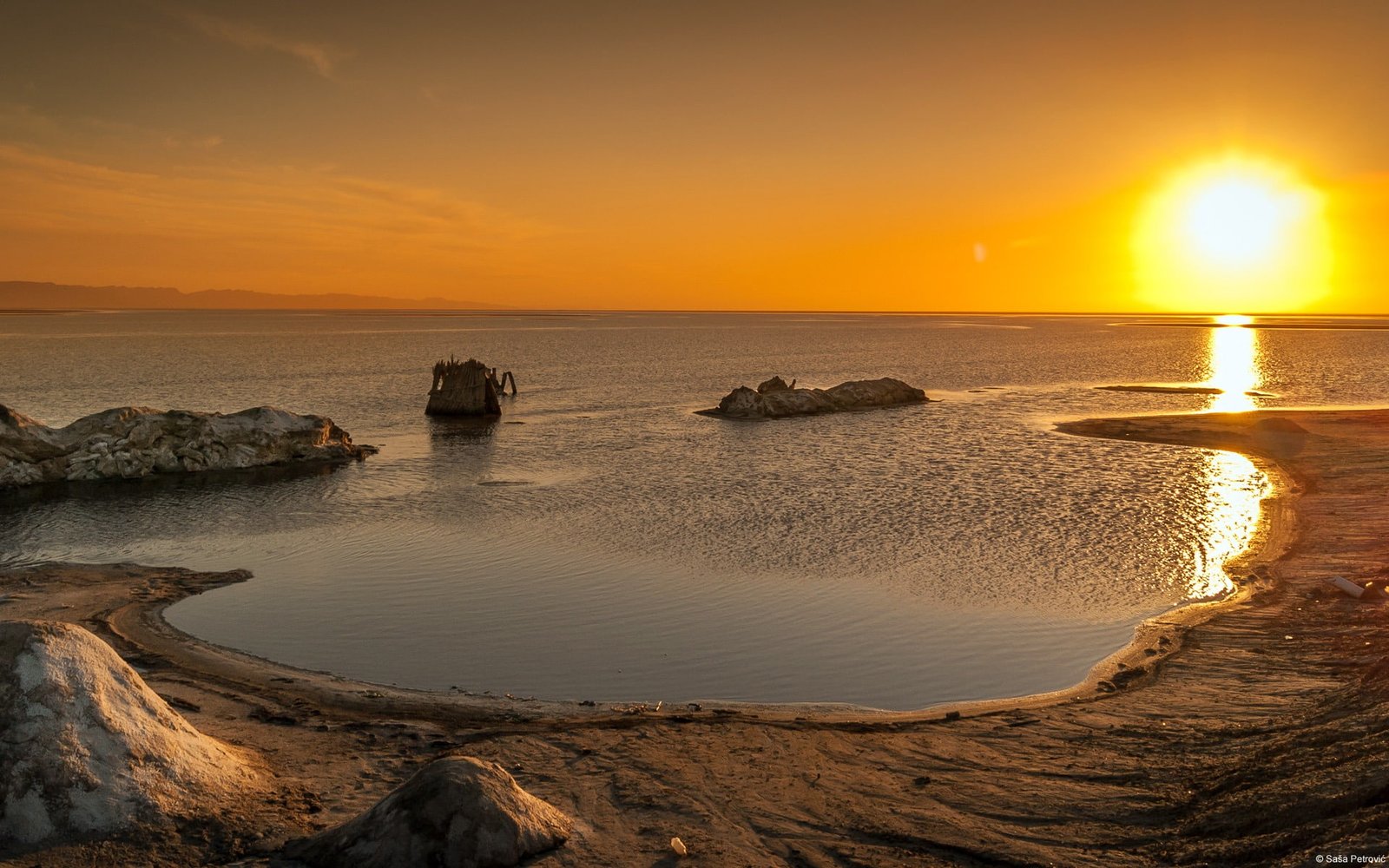 Chott el djerid tunisia Windows 10 Desktop Wallpap sea water 2k