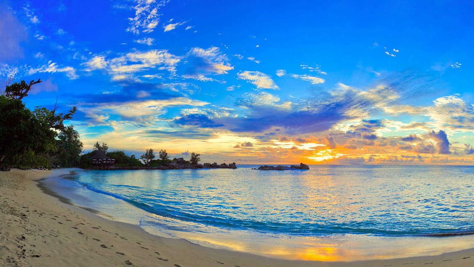nature beach sea water sky summer travel ocean seascape 2k