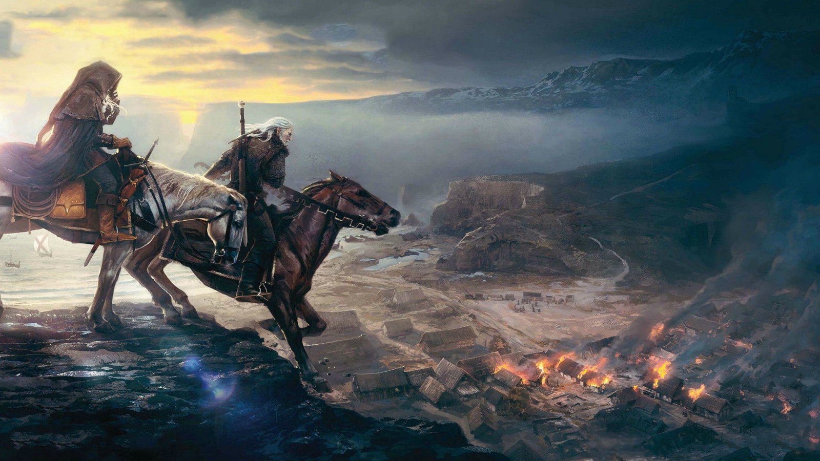 the witcher 3 wild hunt ciri domestic horse animals 2k
