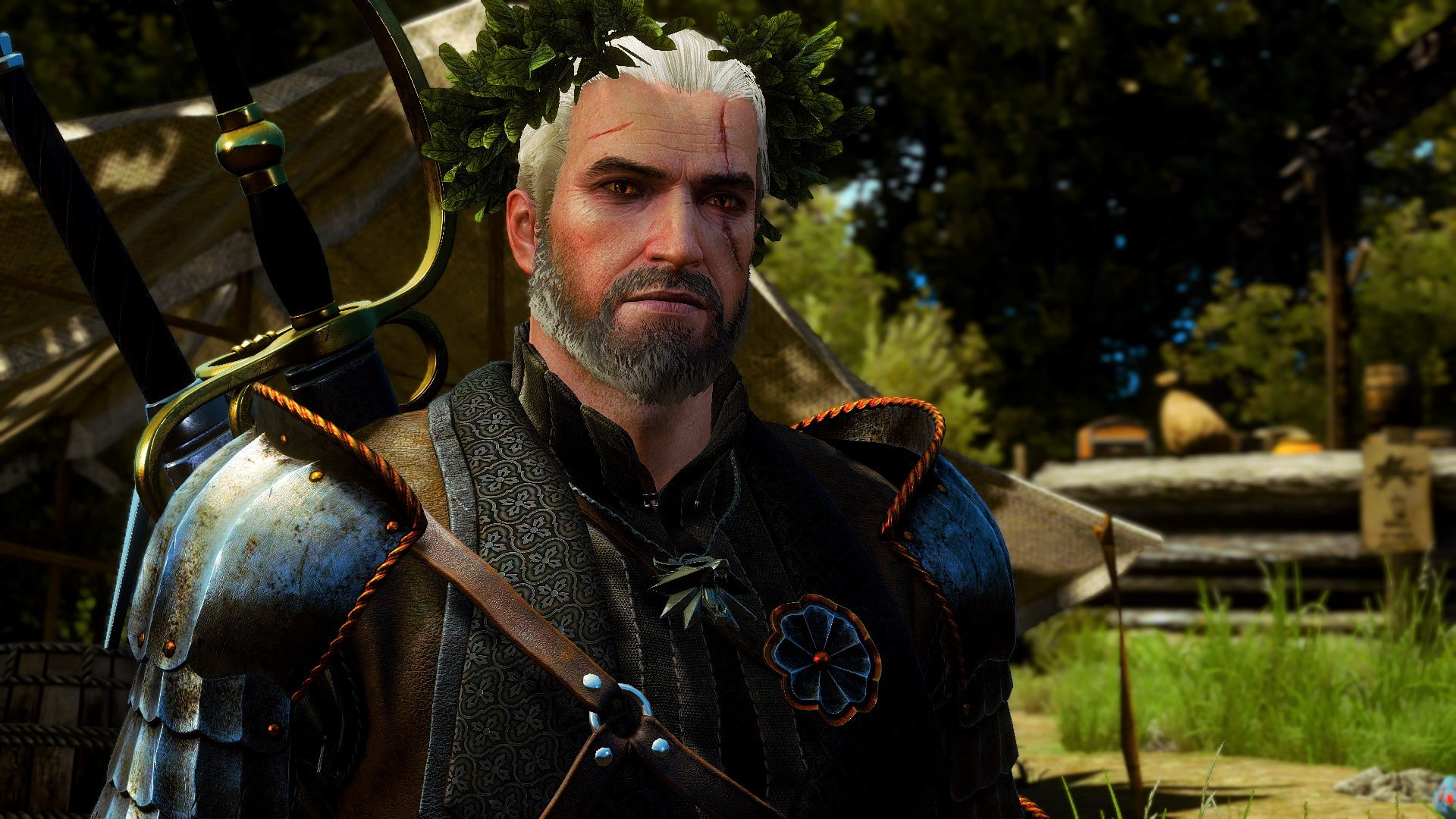 The Witcher 3 Wild Hunt Geralt of Rivia armor video games 2k