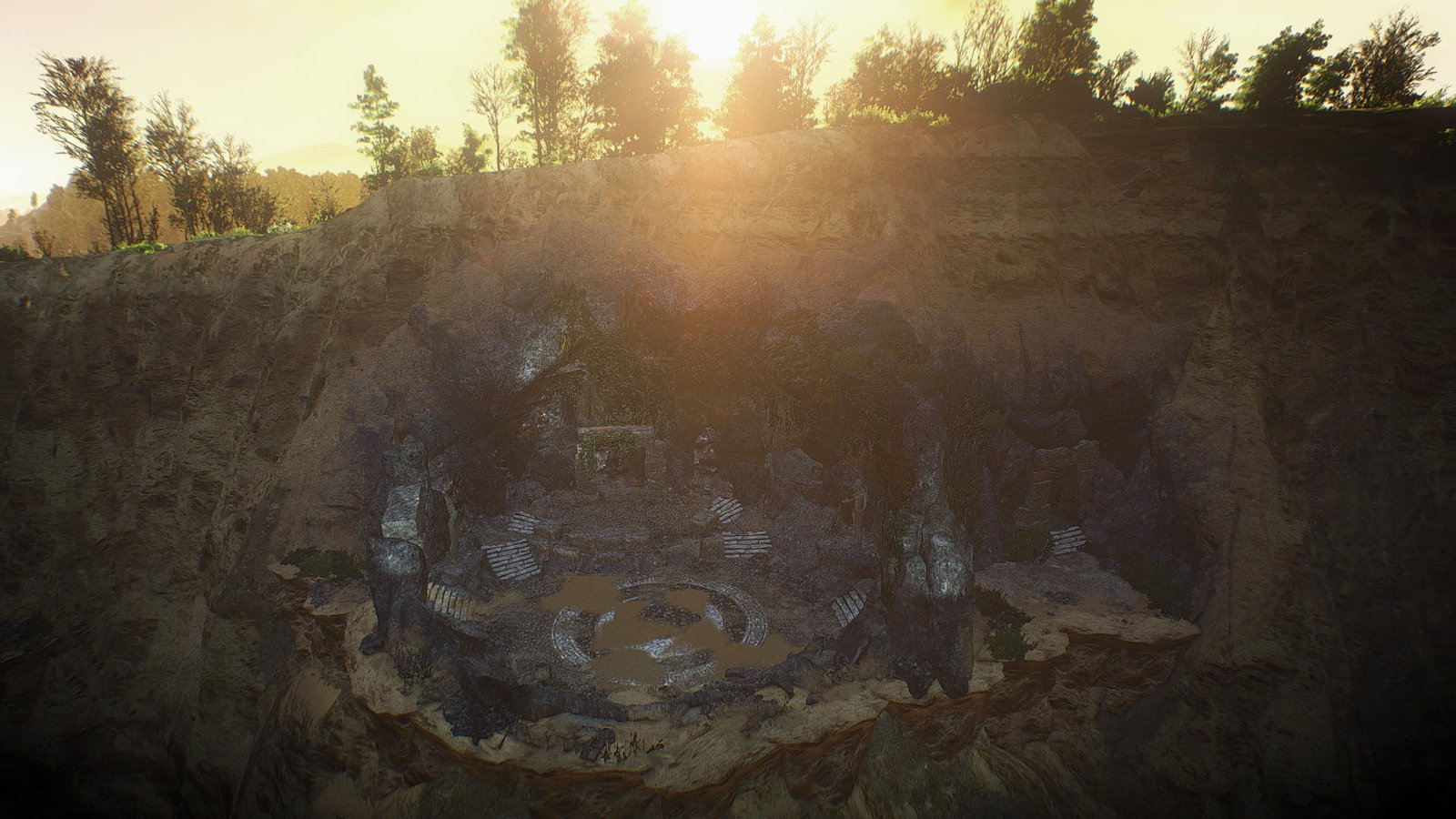 The Witcher 3 Wild Hunt video games temple Hearts of Stone 2k