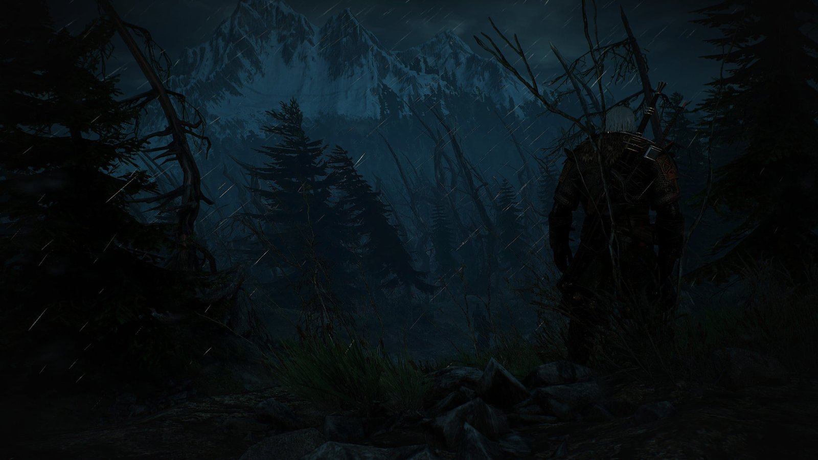 white and black floral textile The Witcher 3 Wild Hunt Skellige 2k