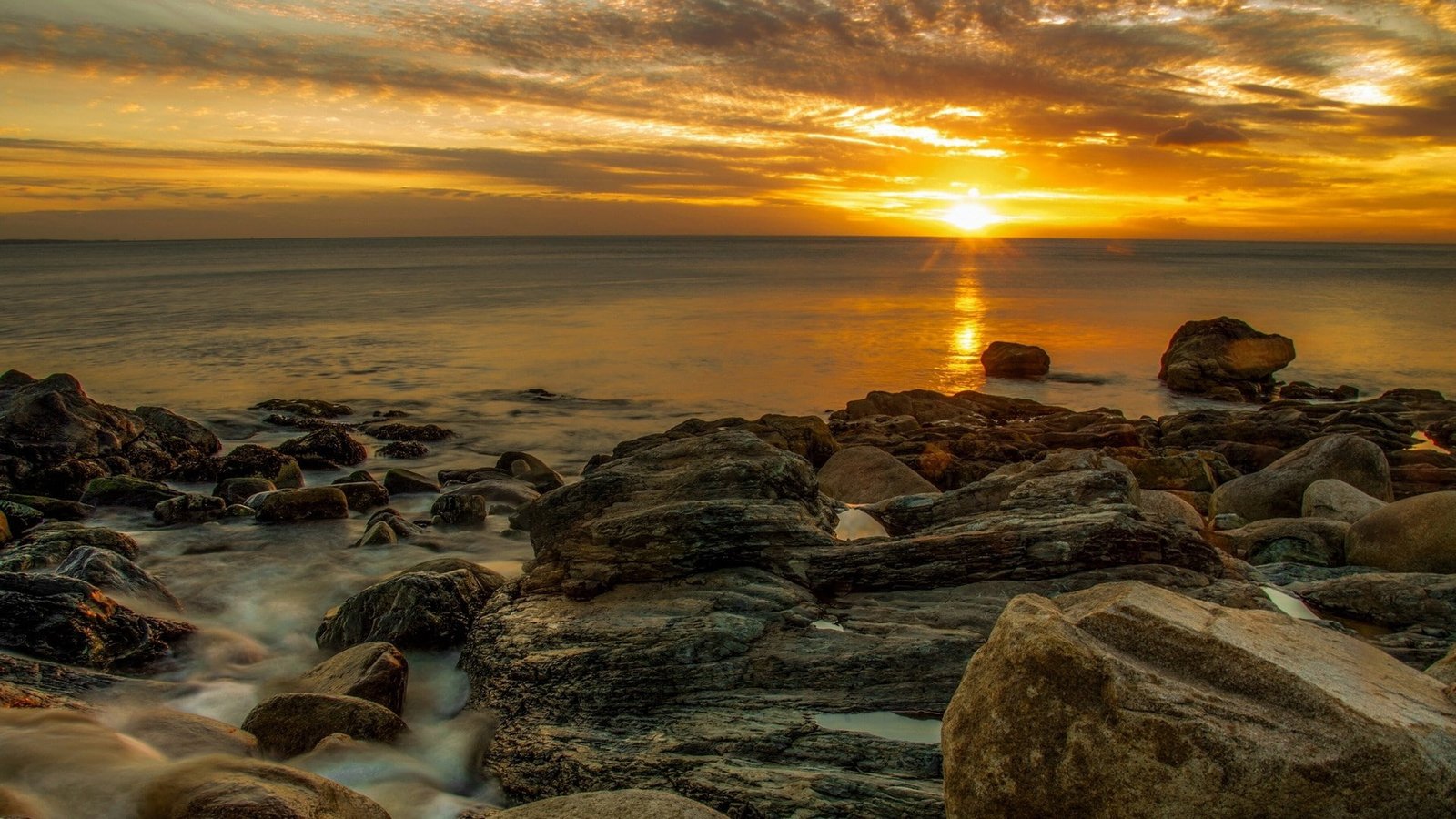 image nature desktop images sea sky sunset water 2k
