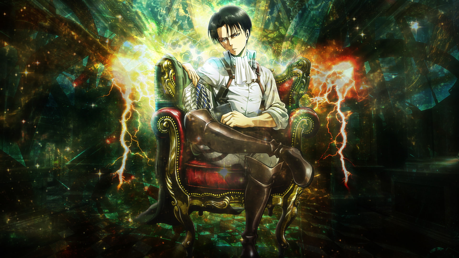Anime Attack On Titan Levi Ackerman Shingeki No Kyojin 2k