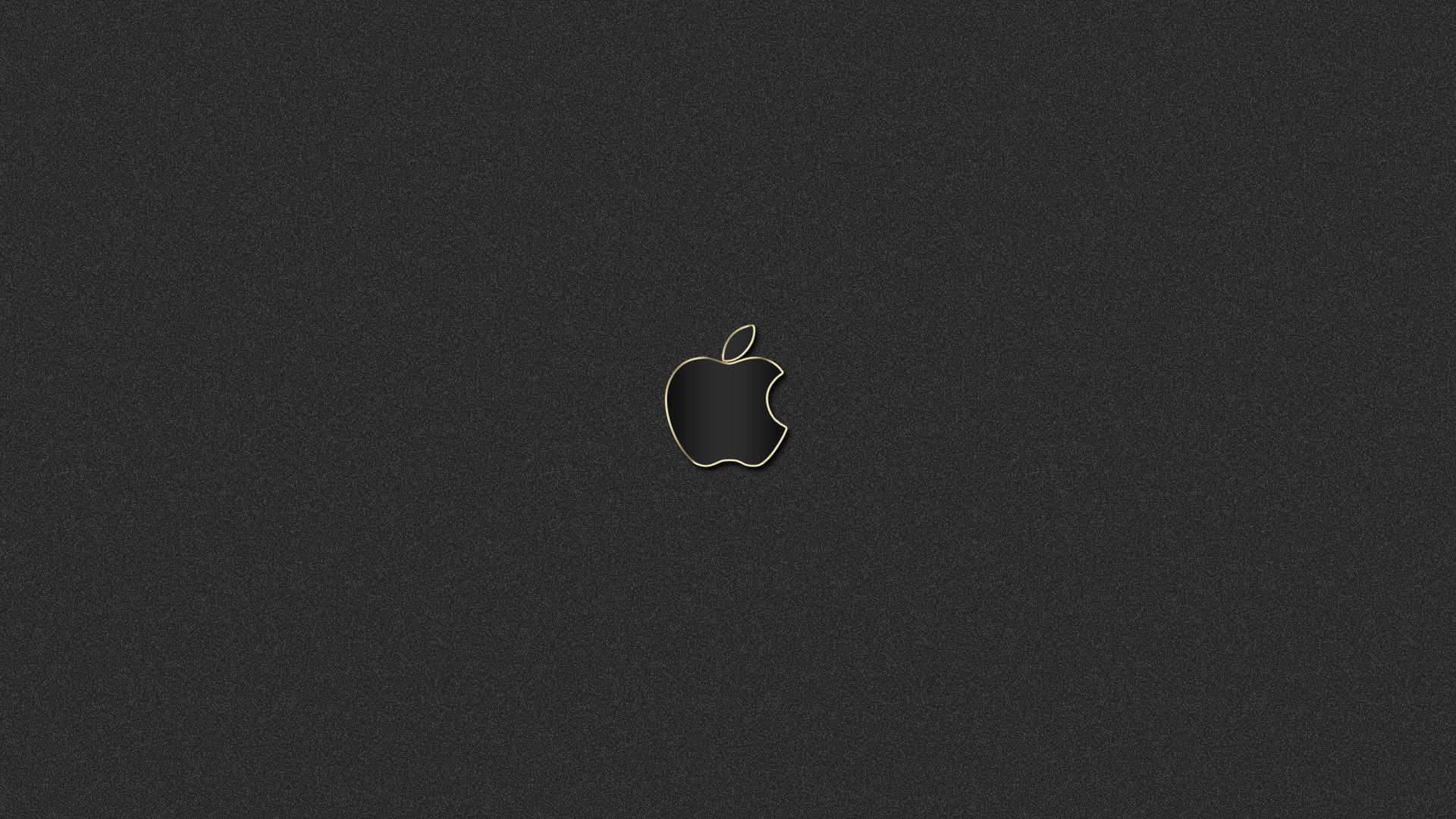 Apple logo gold black mac backgrounds sign symbol nature 2k