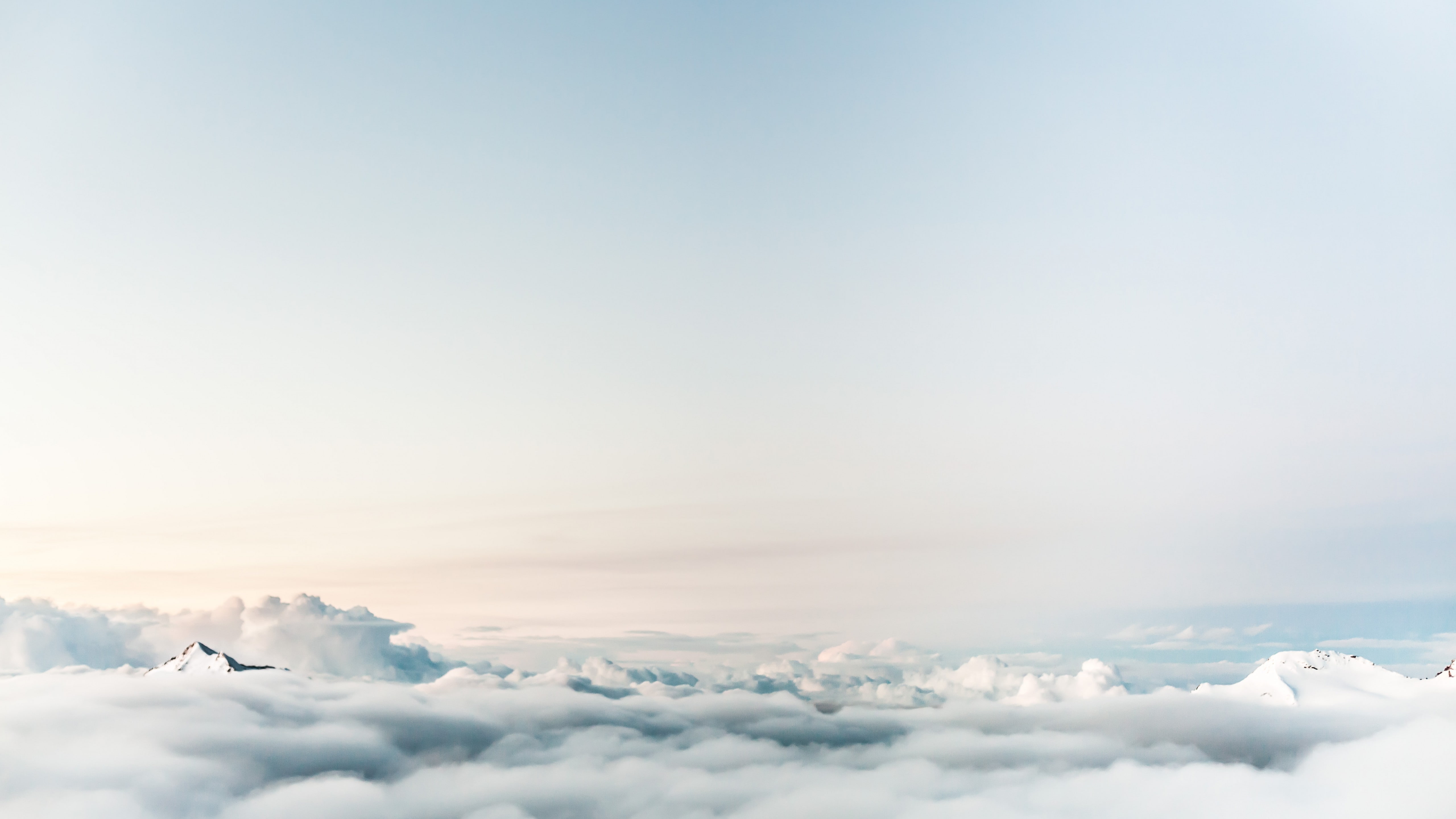 clouds at daytime Alps wallpaper peak sky 2k 4k 5k