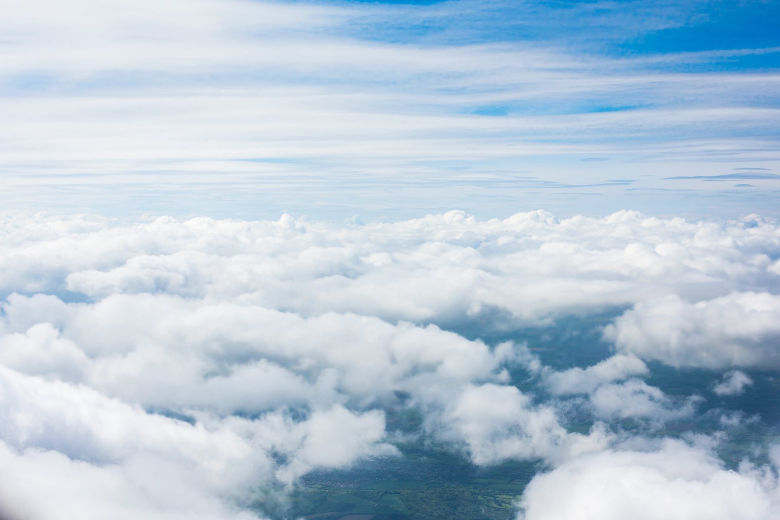 Clouds from an Airplane Window airplanes earth flight flying 2k 4k