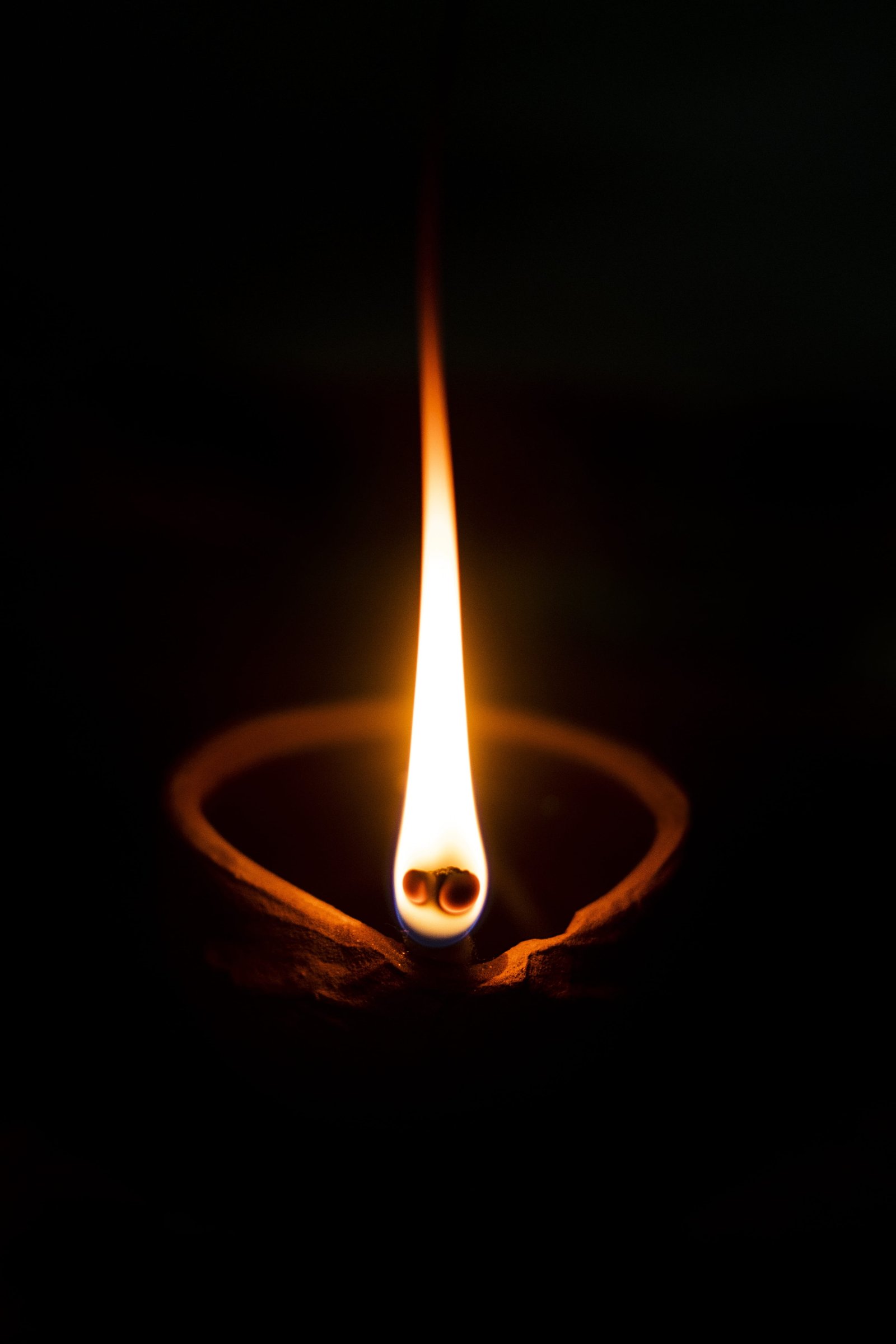 diya flame india deepawali lamp hinduism light decoration 2k 4k