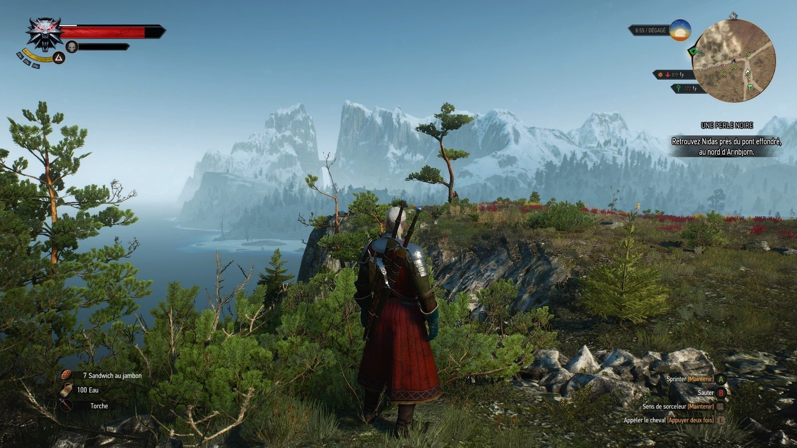Geralt Of Rivia landscape panorama Panoramas The Witcher 2k