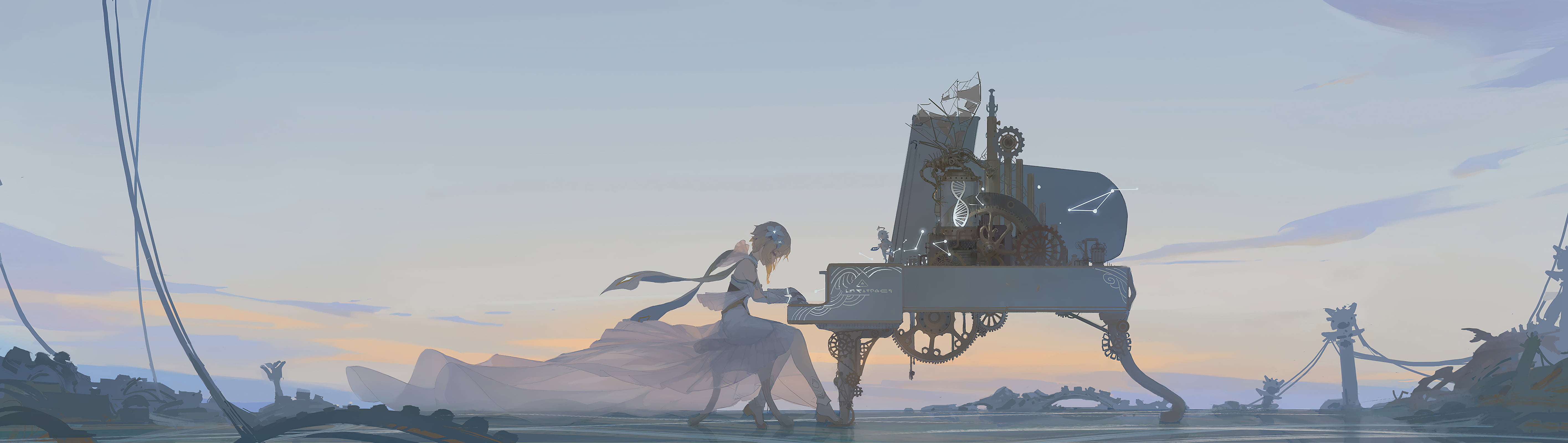 video games game art digital Genshin Impact Paimon 2k 4k 5k