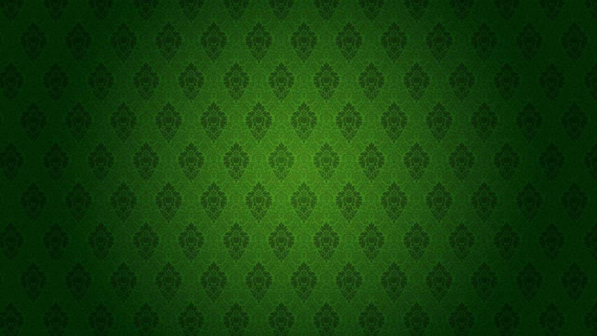 Vintage floral pattern green print textile abstract 2k