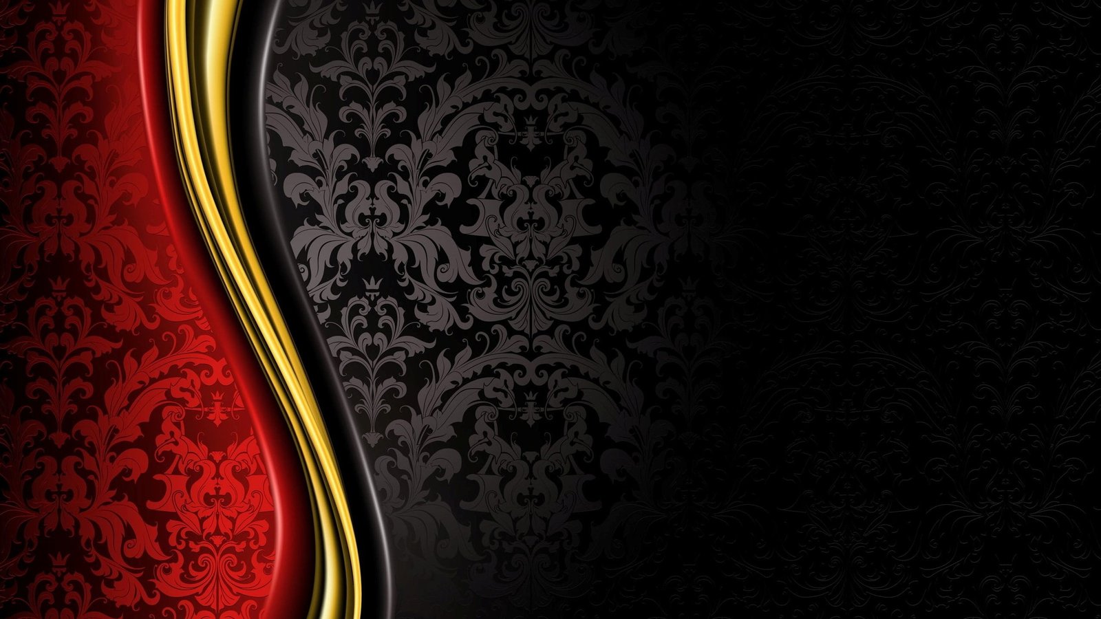 abstract black gold Grand luxury red Royal pattern indoors 2k