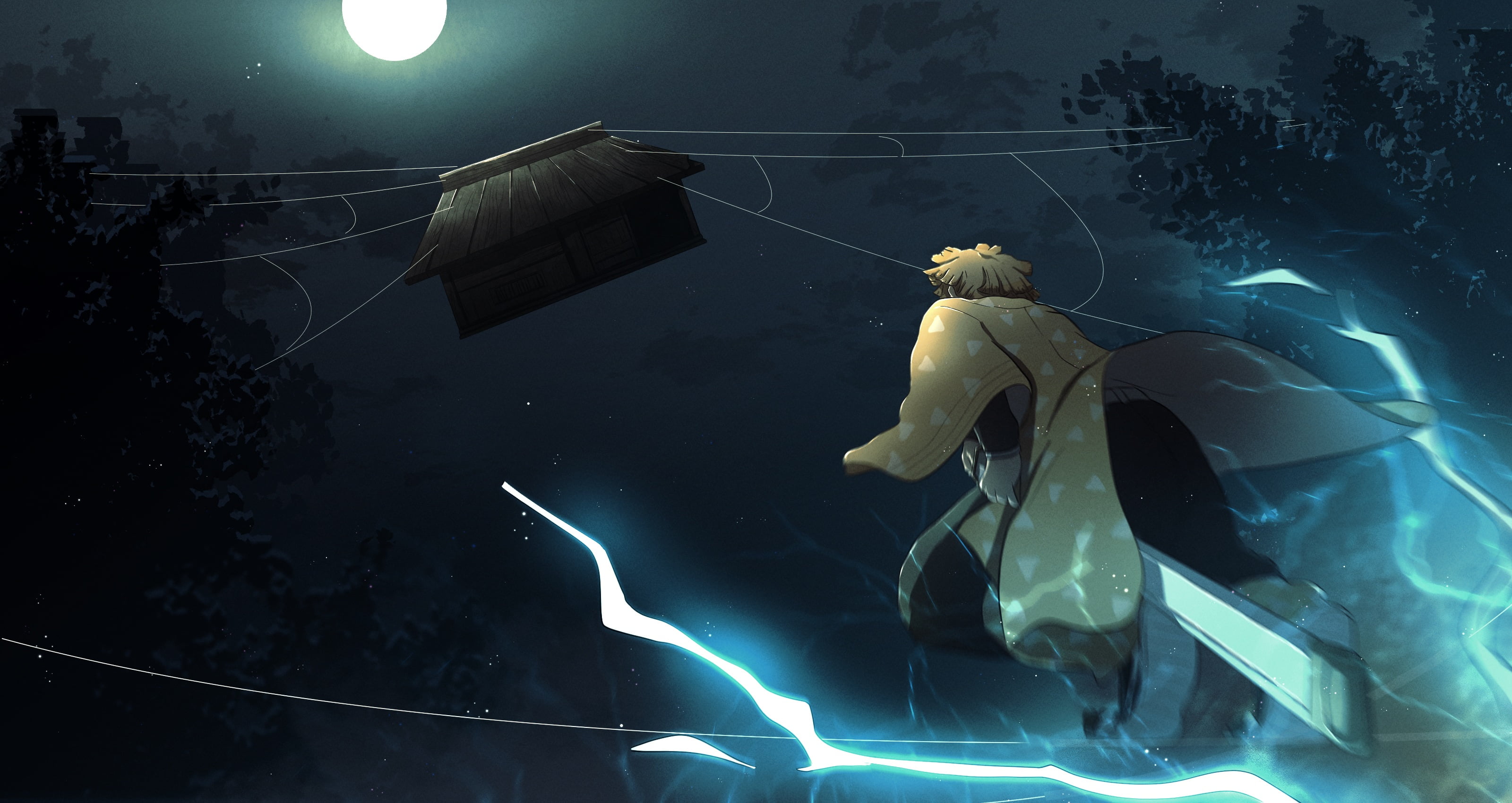 Anime Demon Slayer Kimetsu no Yaiba Zenitsu Agatsuma 2k