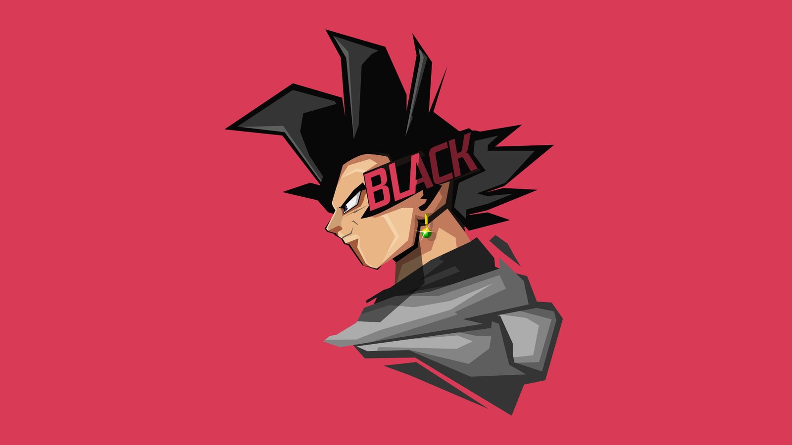 Goku Black Minimal Artwork 2k 4k 5k 8k