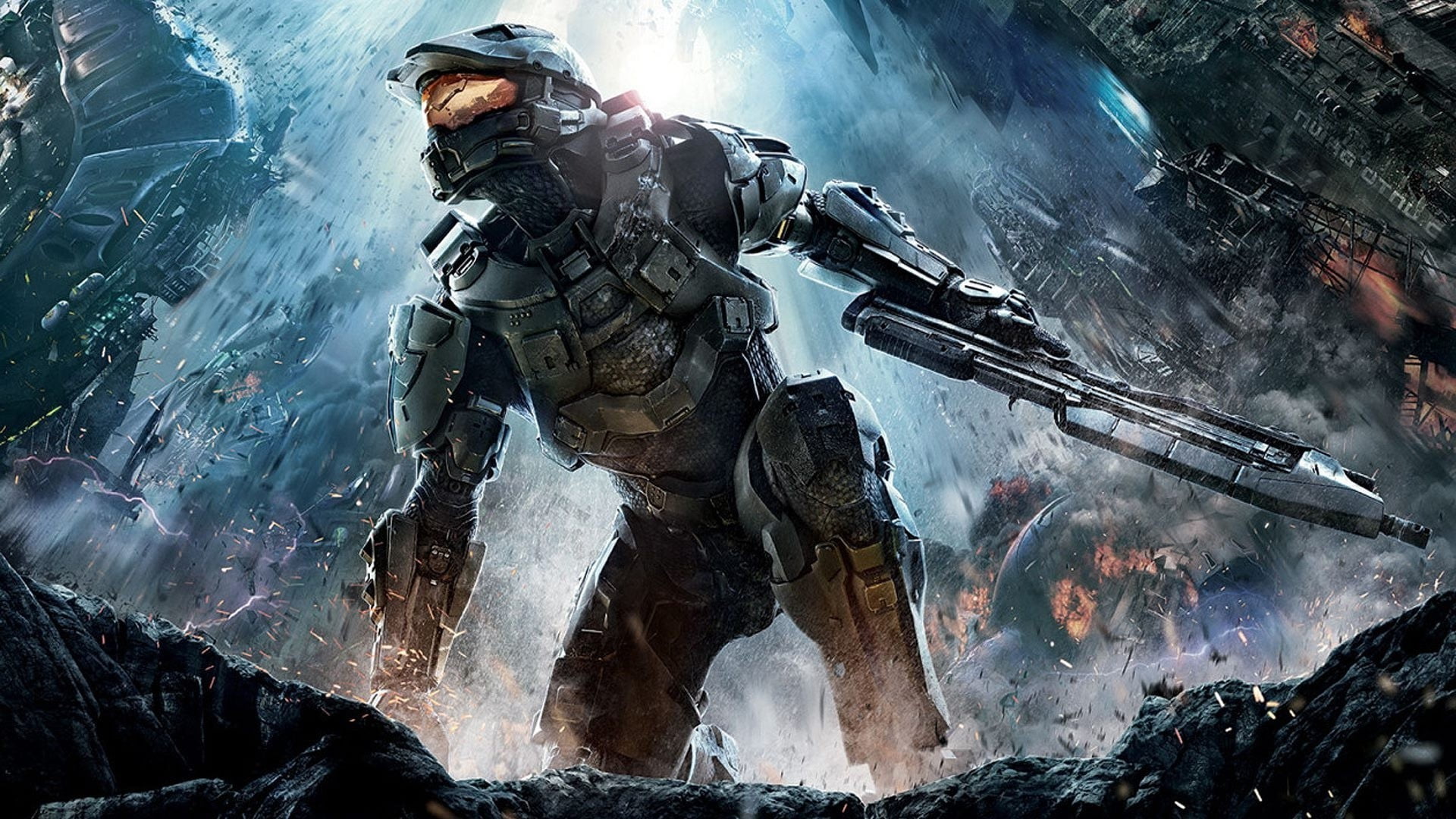 Halo Master Chief poster 4 video games futuristic science fiction 2k