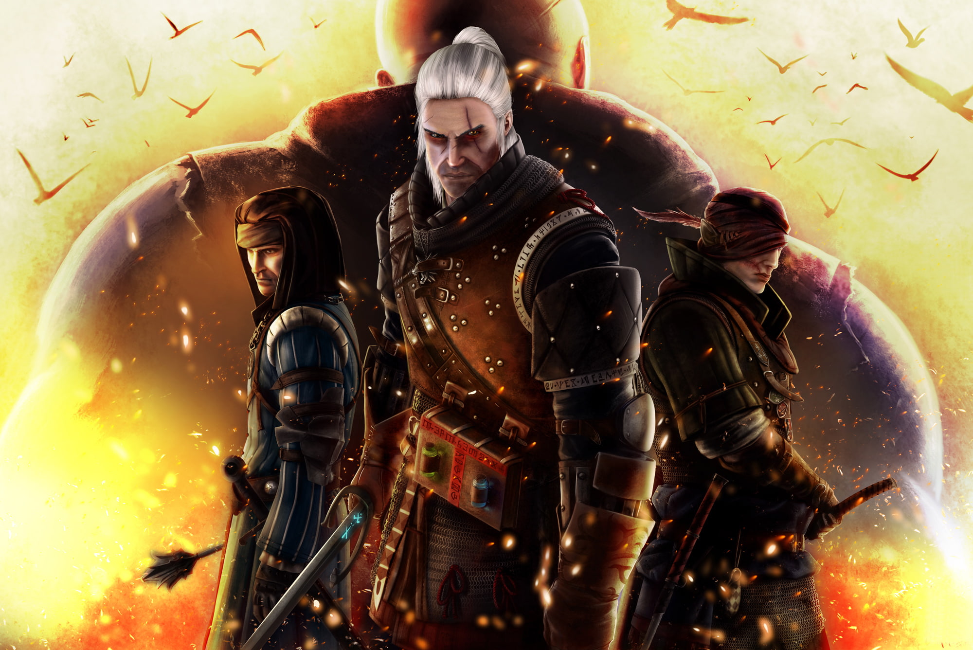 sword The Witcher 2 Assassins of Kings elf CD Projekt RED 2k