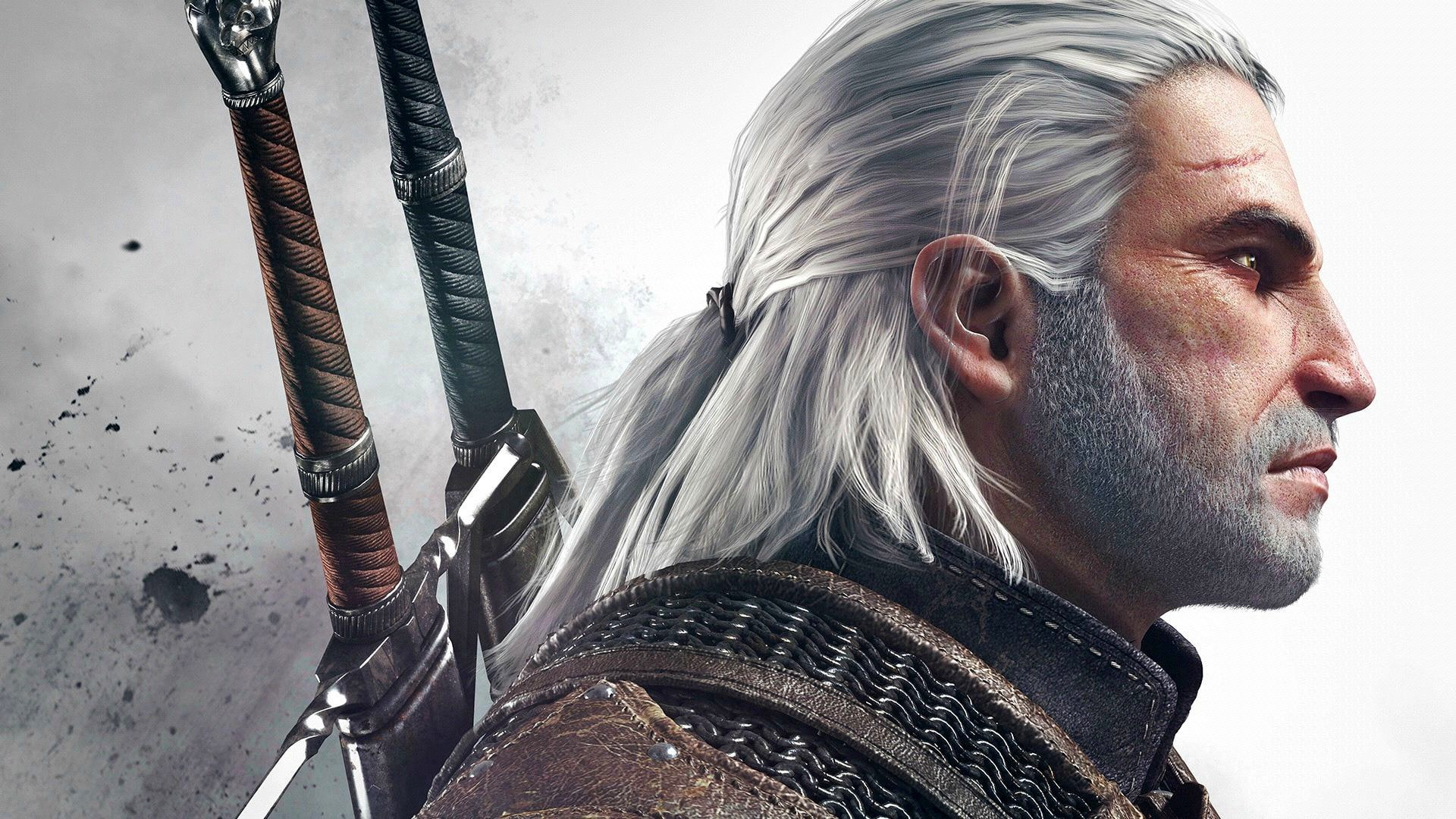 Sword Warrior Beard Armor The Witcher Geralt Scar CD Projekt RED 2k