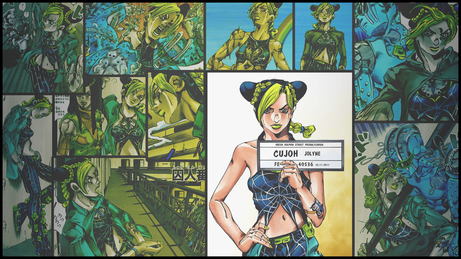 Anime Jojo's Bizarre Adventure Jolyne Cujoh Stone Free 2k
