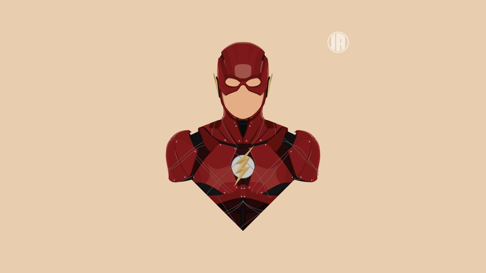flash minimalism superheroes hd artist artwork 2k 4k 5k 8k