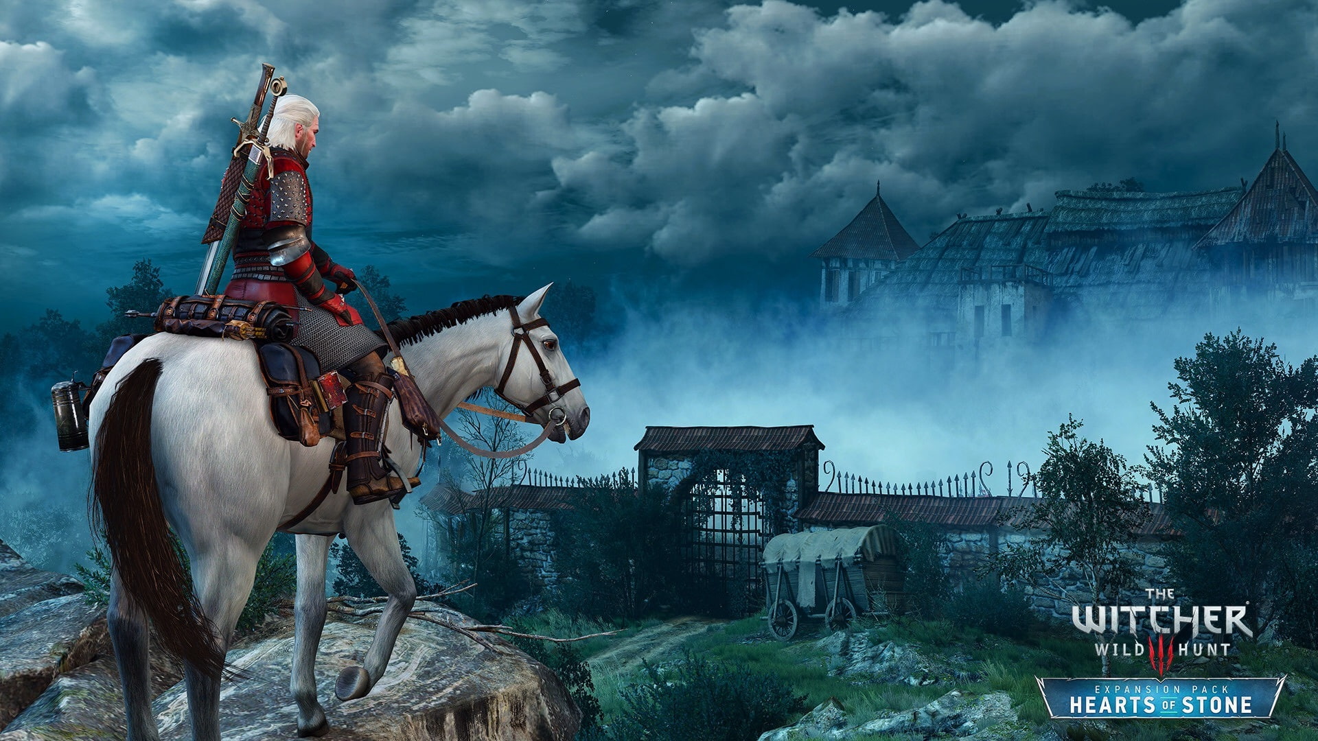 fog horse the Witcher Geralt DLC The 3 Wild Hunt 2k