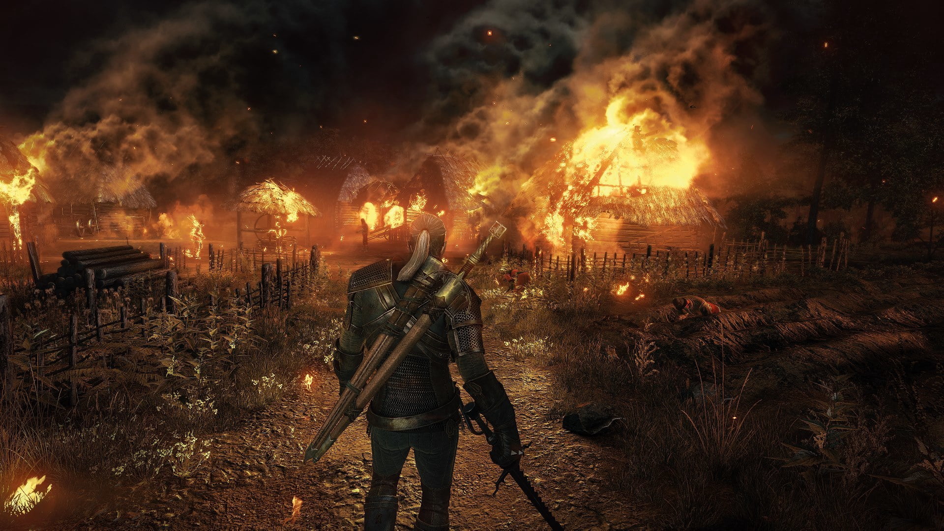 game application wallpaper the witcher 3 wild hunt geralt 2k