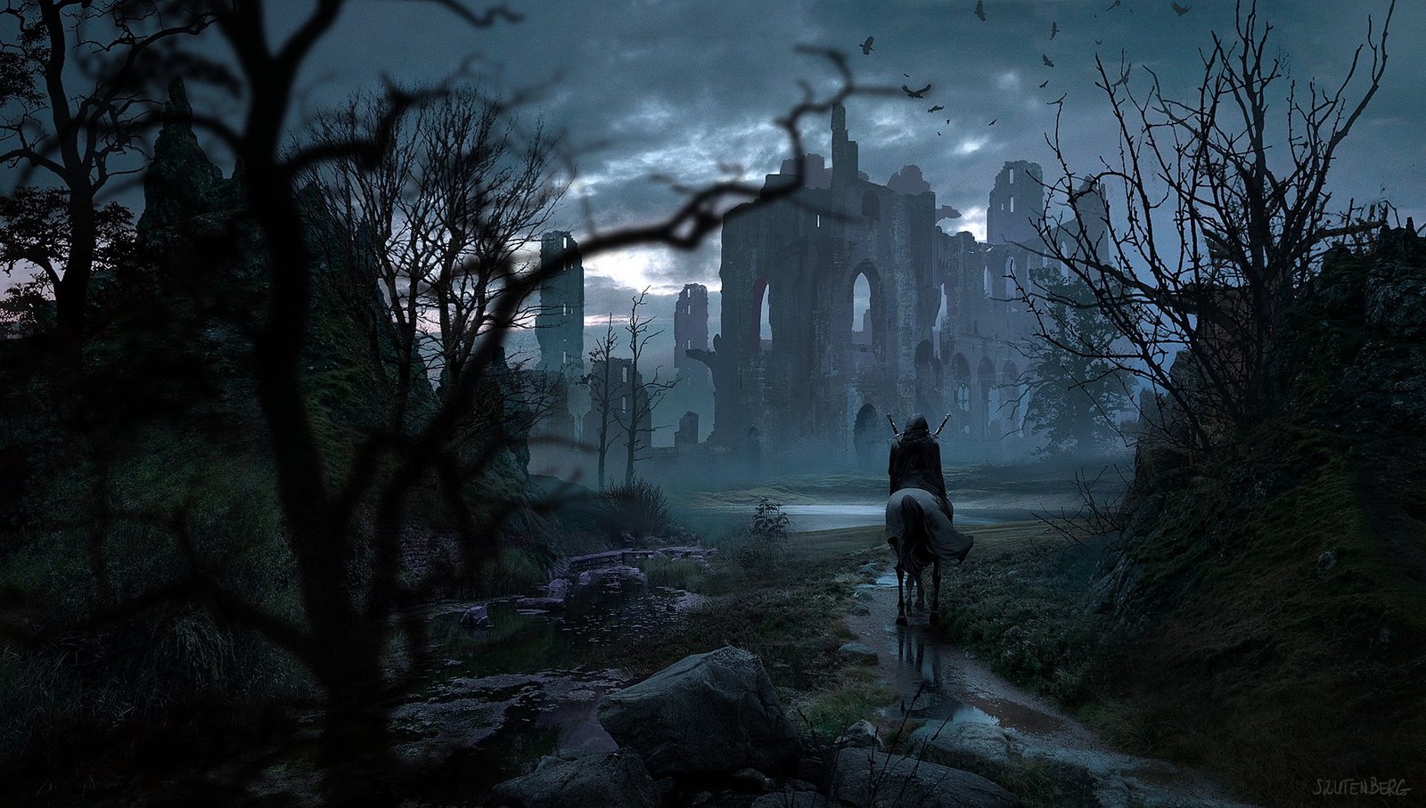 Kamila Szutenberg The Witcher landscape 2k