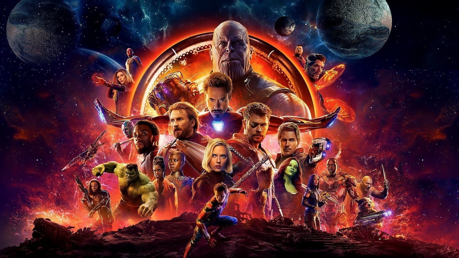Marvel Avengers wallpaper Movie Infinity War Black Panther 2k