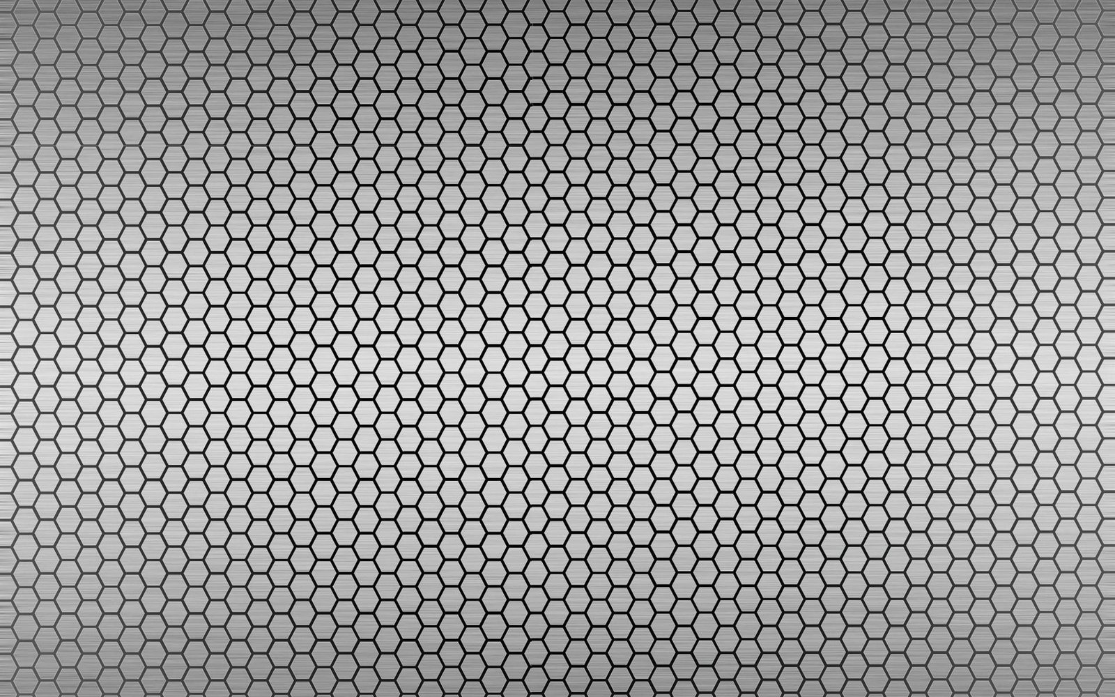 Metal honeycomb pettern black and gray graphic arts 2k