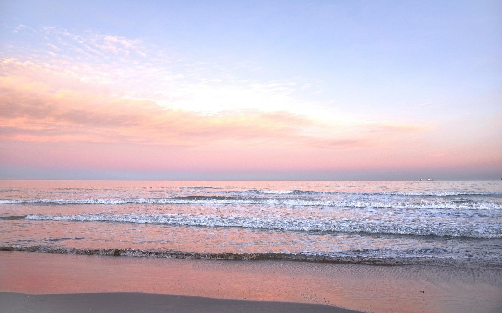 Sunrise Sea Shore Waves Landscape High Resolution Images beaches 2k
