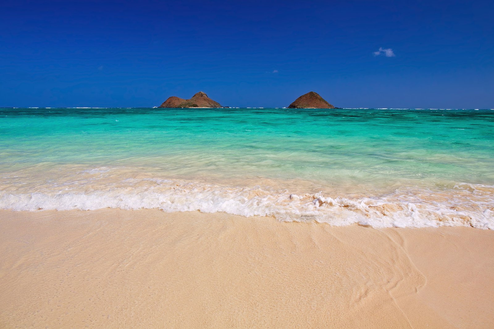 winter sea beach the sky ocean Hawaii USA The Pacific 2k