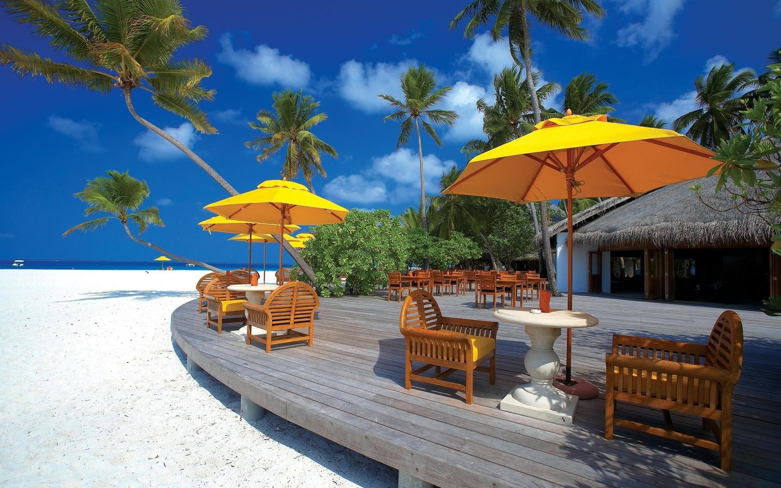 Beach Restaurant nature 2k