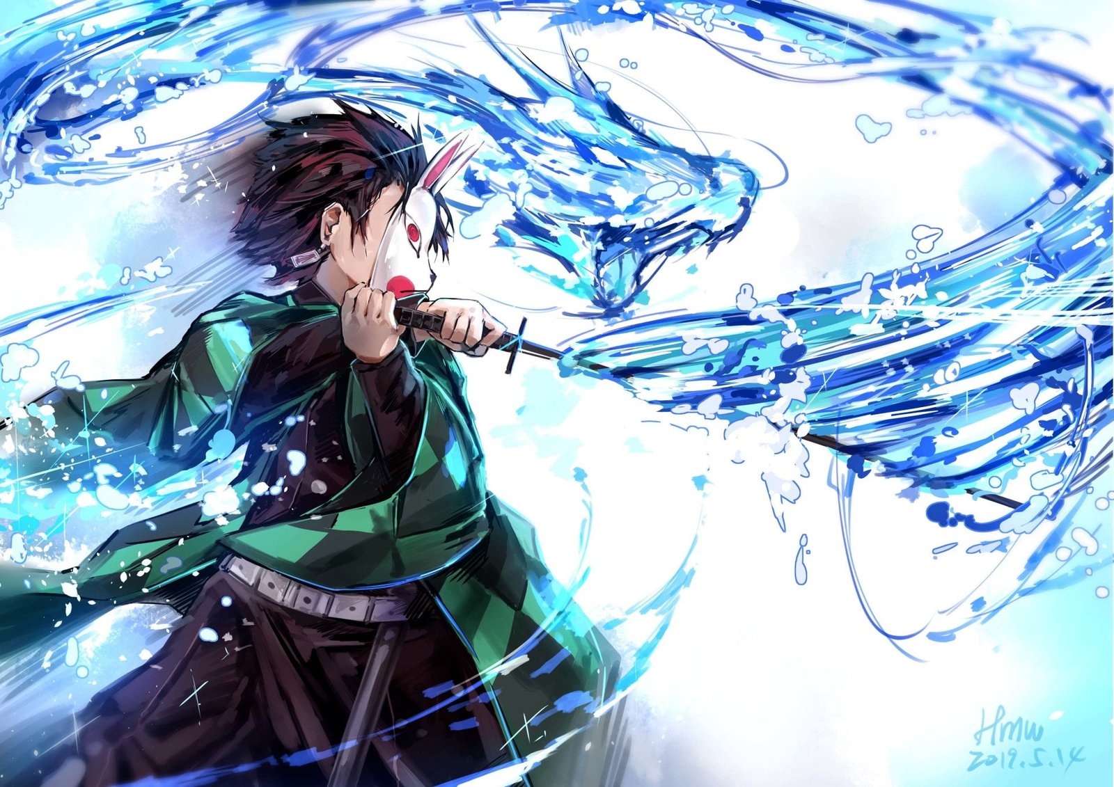 Kimetsu no Yaiba Tanjiro Kamado anime 2k