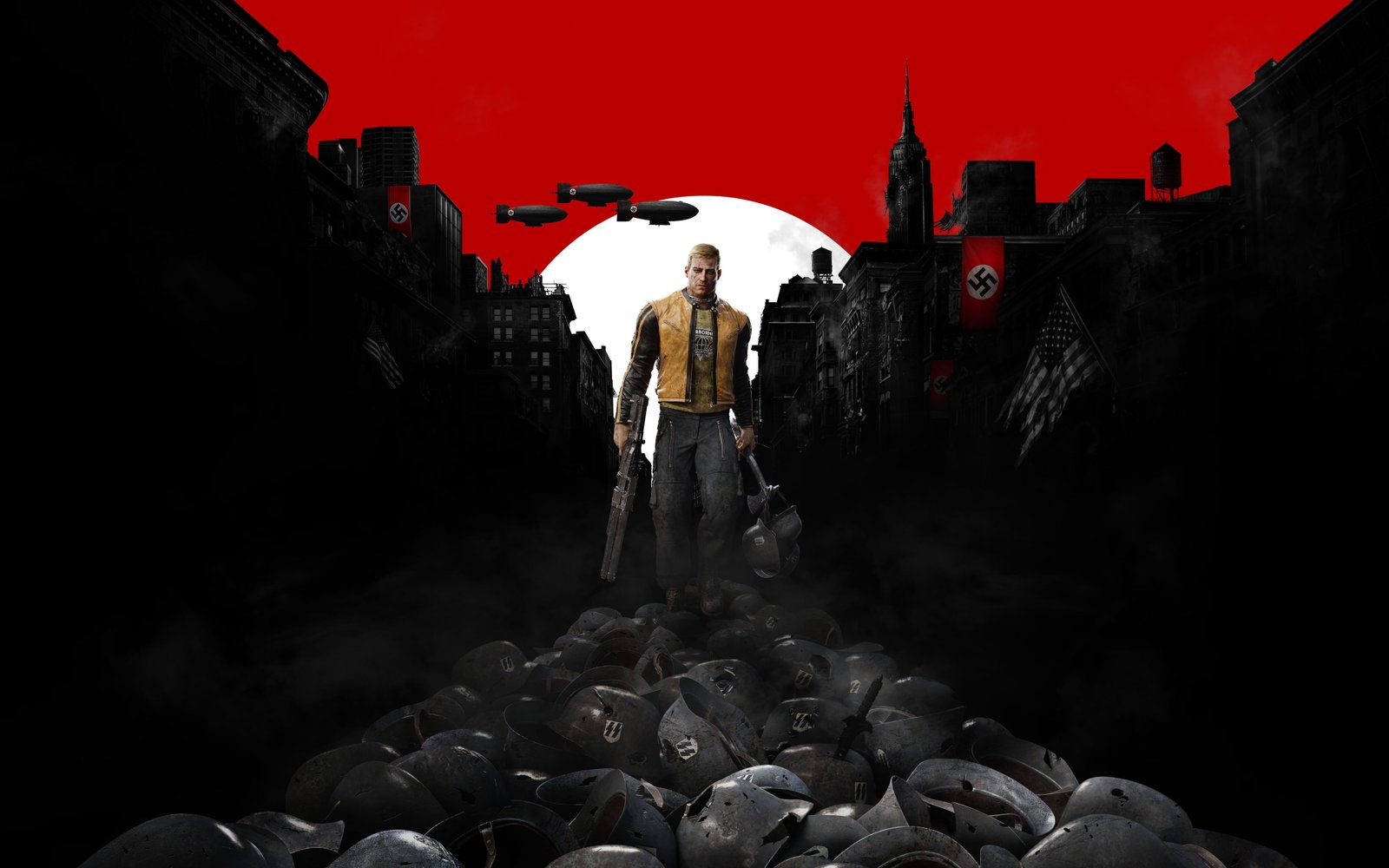 Wolfenstein 2 The New Colossus architecture one person 2k 4k