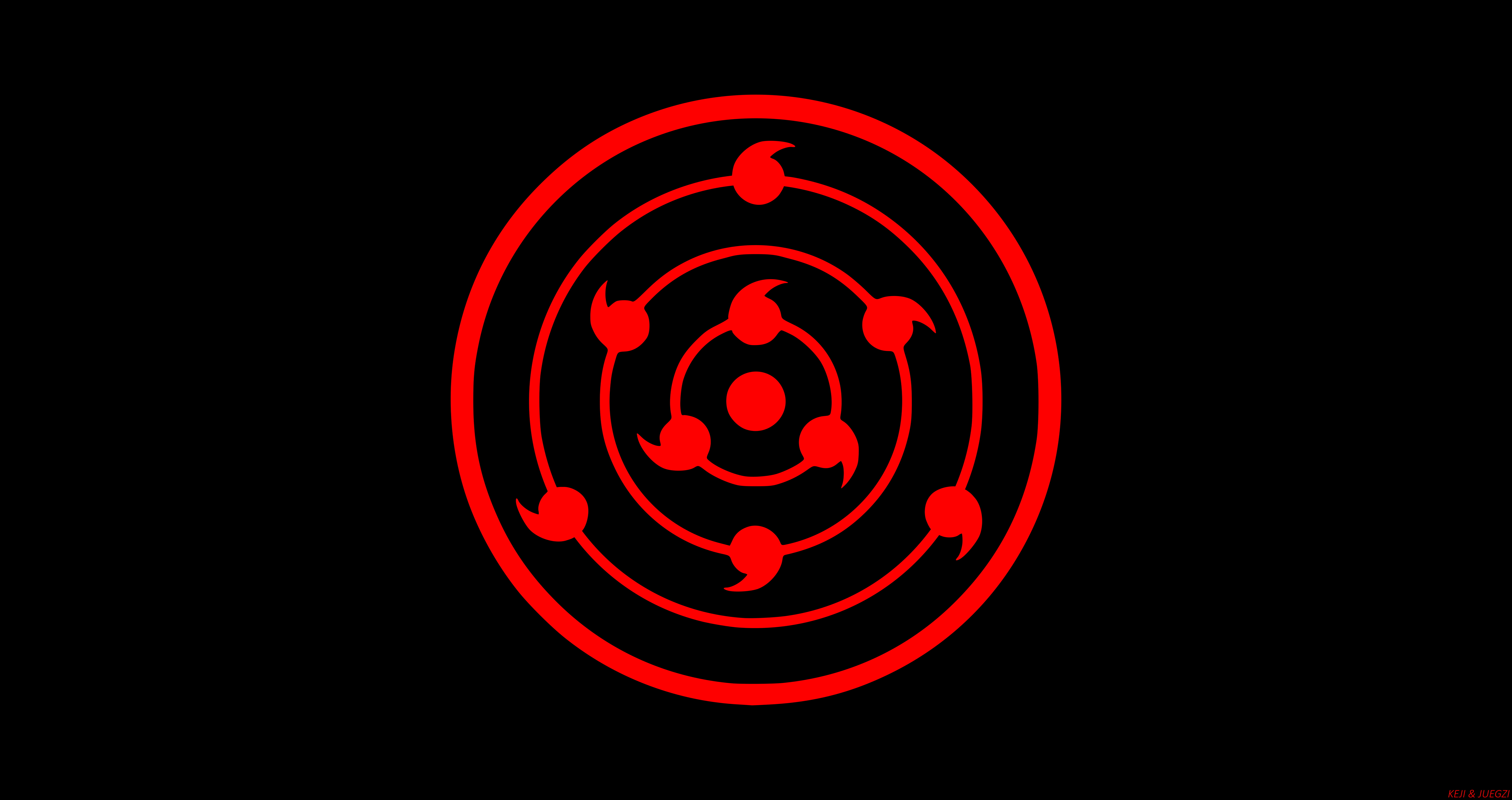 Anime Naruto Minimalist Rinne Sharingan 2k 4k 5k 8k