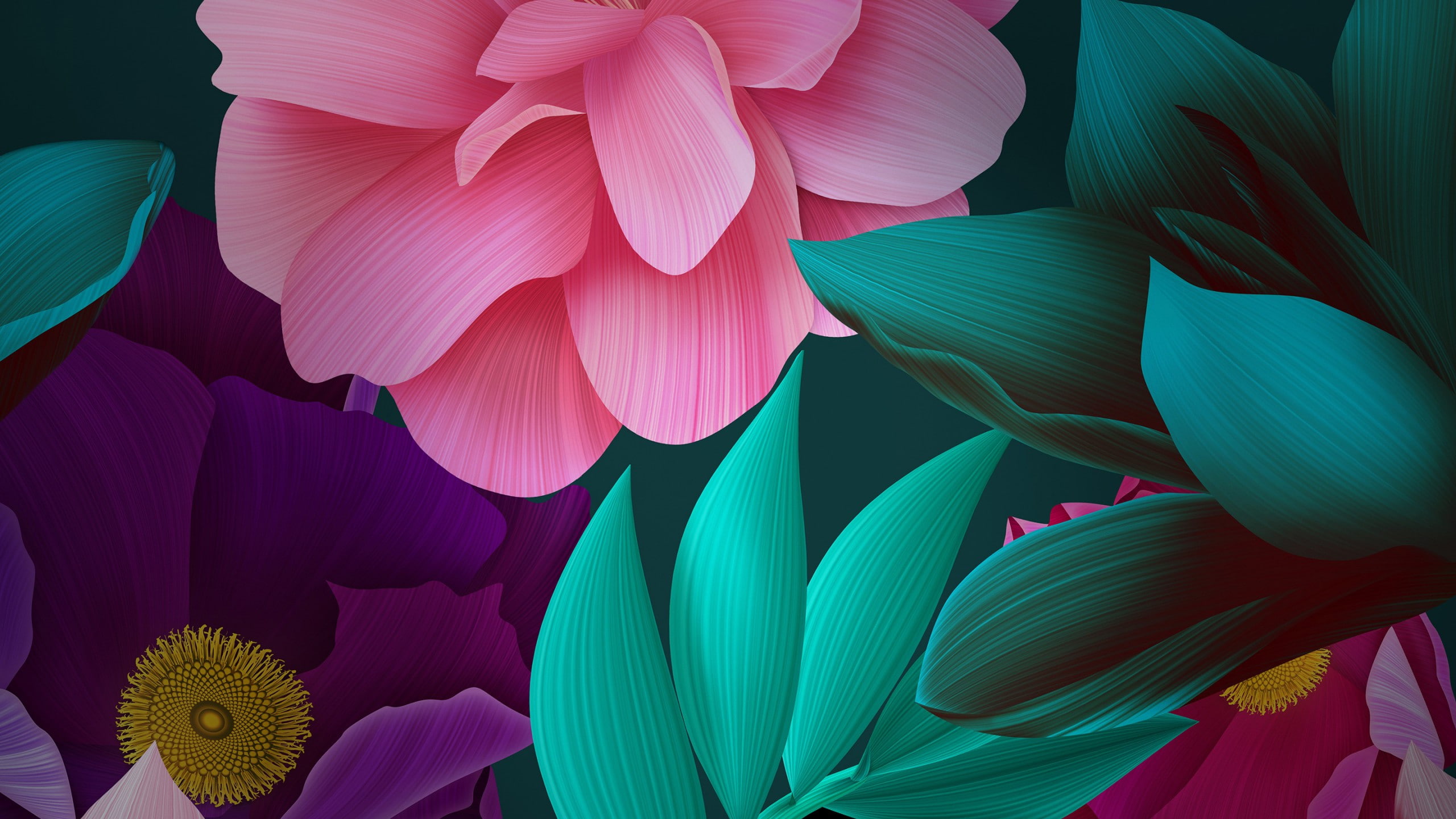 Flowers HD stock CGI 2k