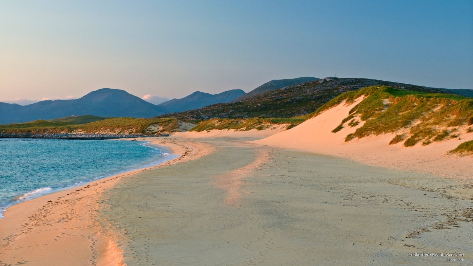 Luskentyre Beach Scotland Europe 2k