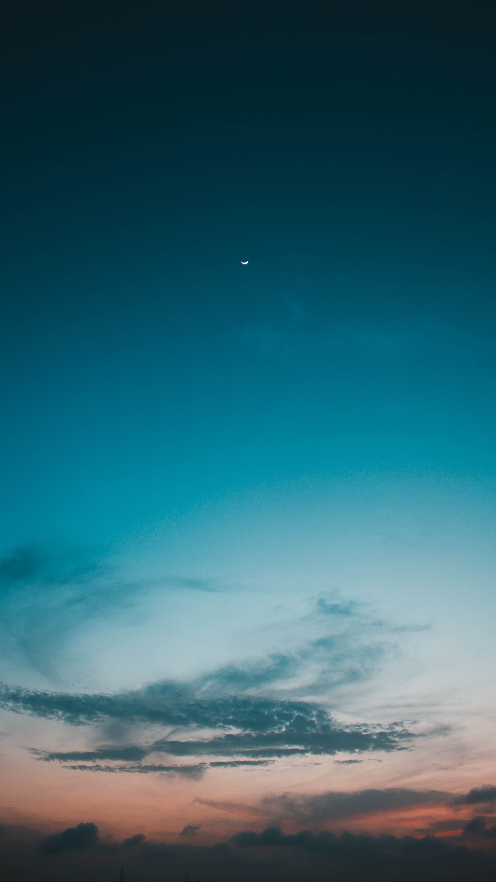 blue clouds and white sky moon sunrise cyan turquoise aesthetic 2k