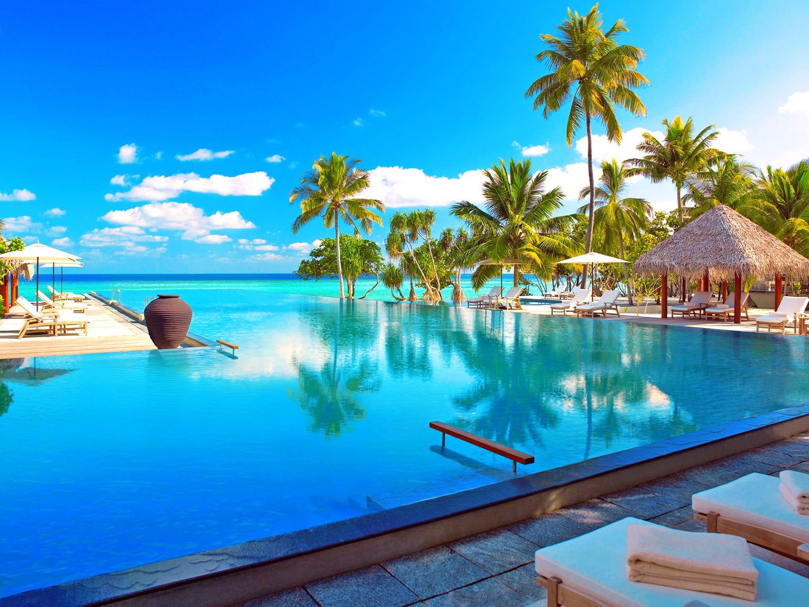 Maldives resort for Adi blue in ground swimming pool heaven 2k