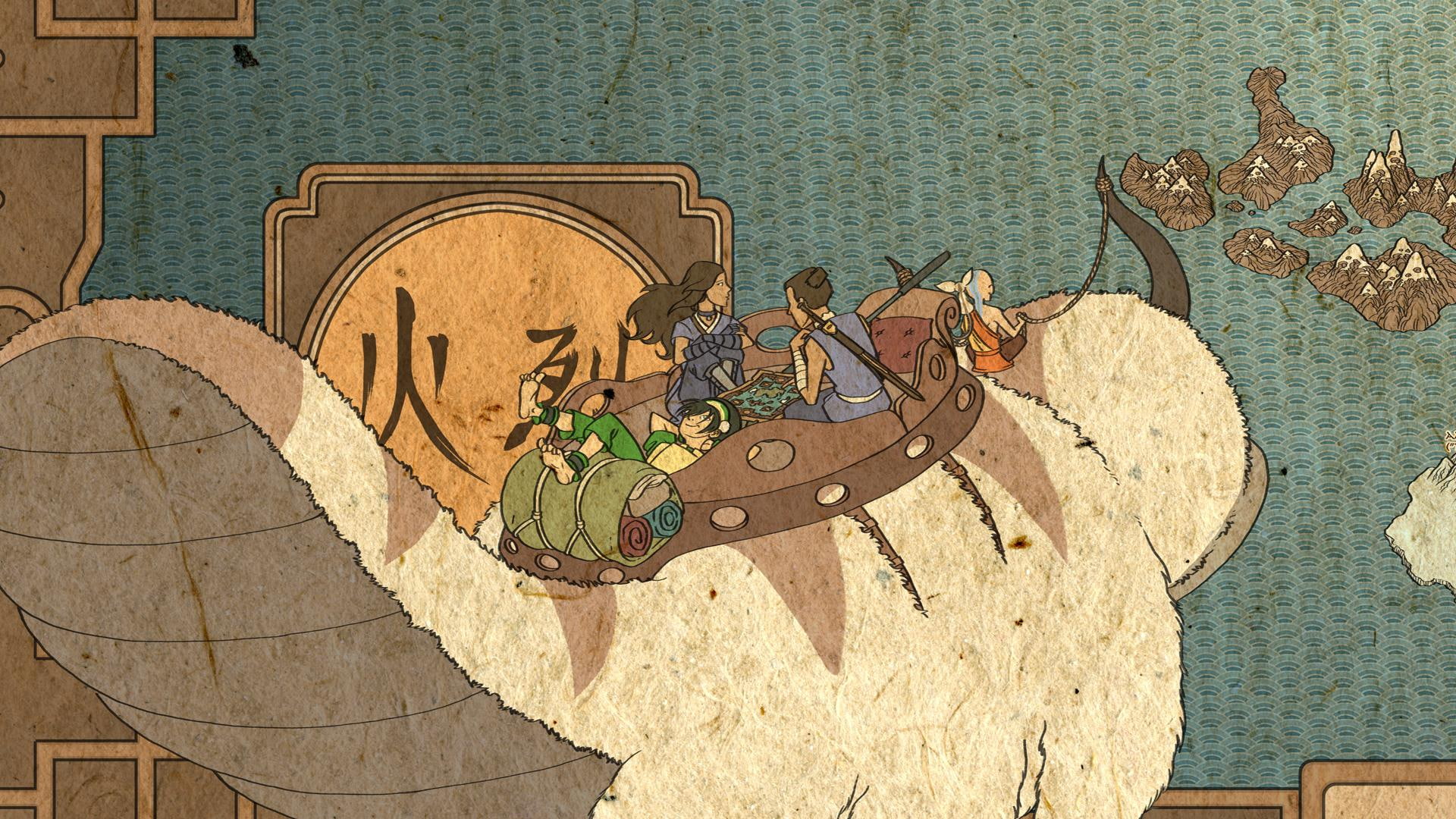 anime Avatar The Last Airbender Aang Appa creativity art and craft 2k