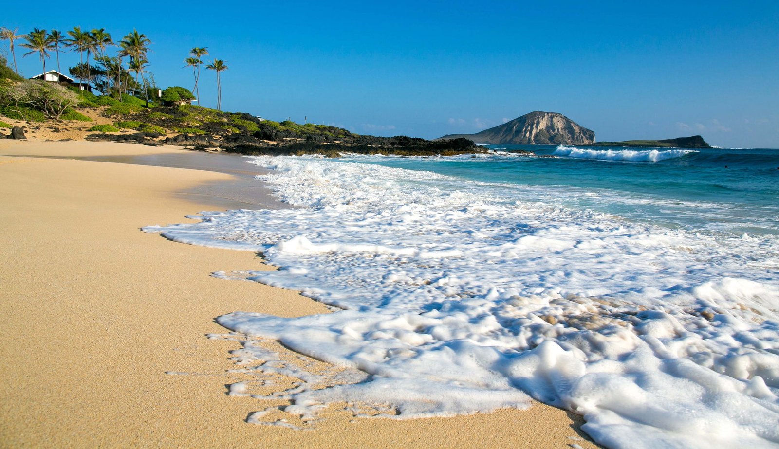 beach hawaii makapuu oahu ocean pacific 2k
