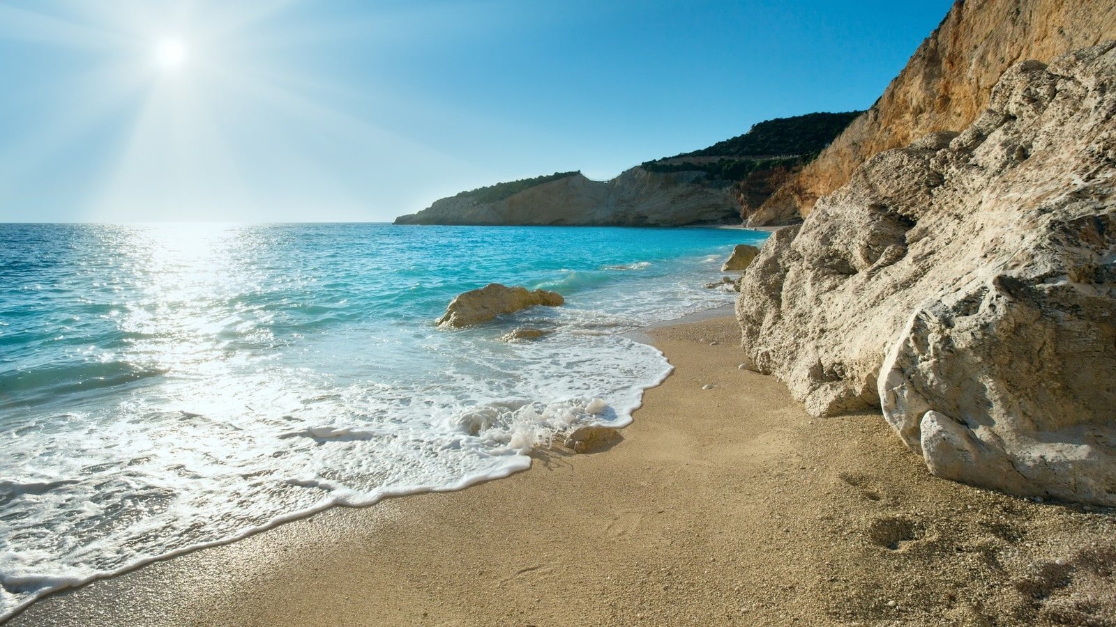 landscape nature beach sea water sky scenics 2k