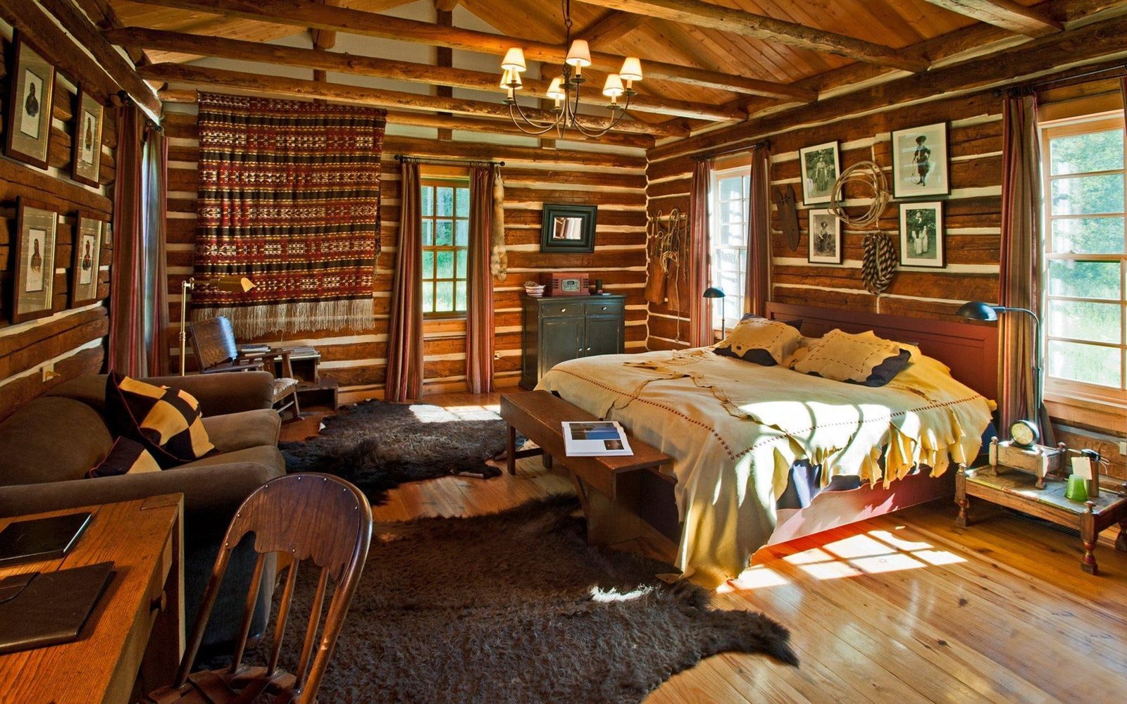 Log Cabin Bedroom Suite bedrooms architecture log cabins interior design 2k