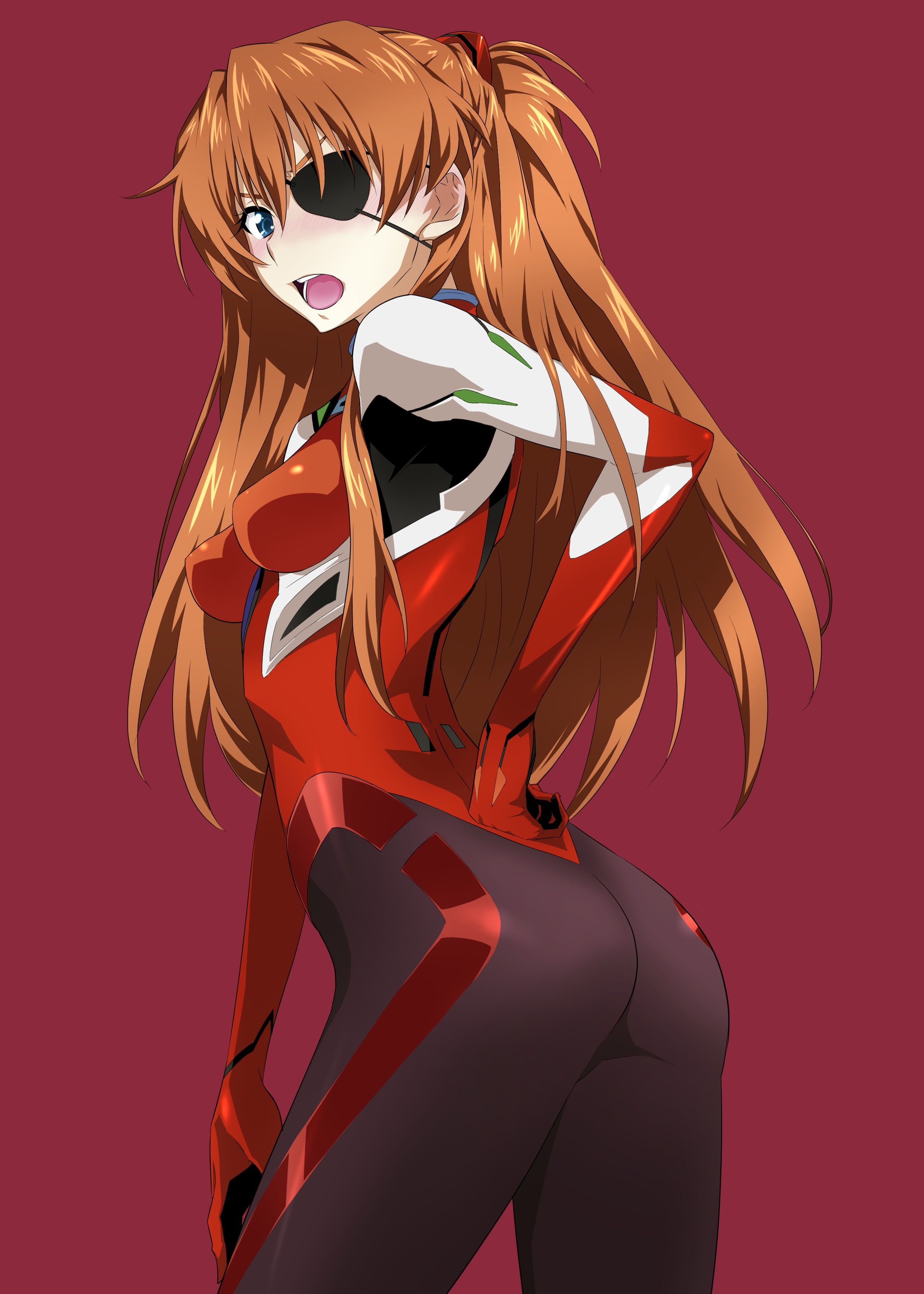 Neon Genesis Evangelion anime girls Asuka Langley Soryu Shikinami 2k
