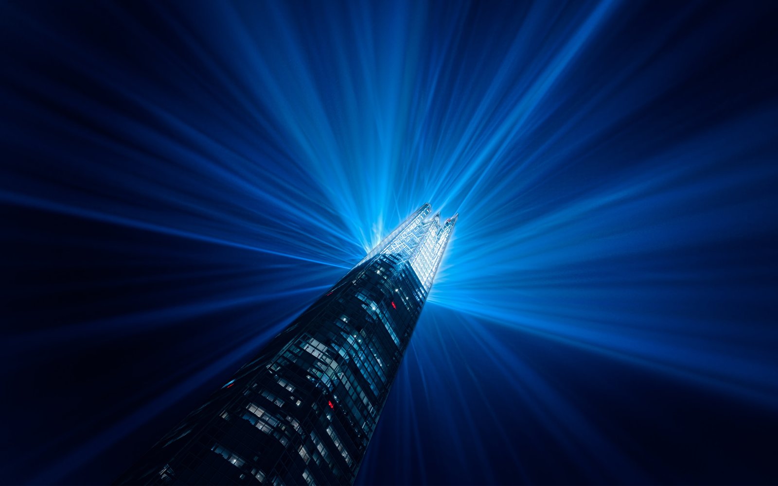 The Shard New Year Eve Light show 2k 4k