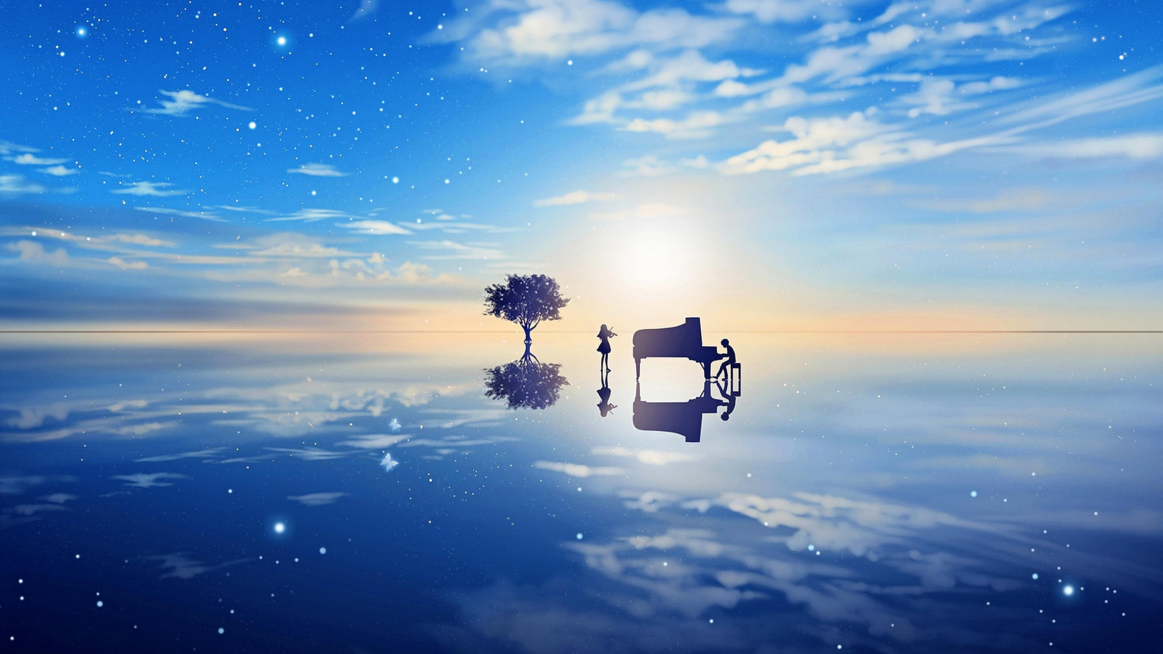 Your Lie In April illustration Shigatsu wa Kimi no Uso anime 2k 4k