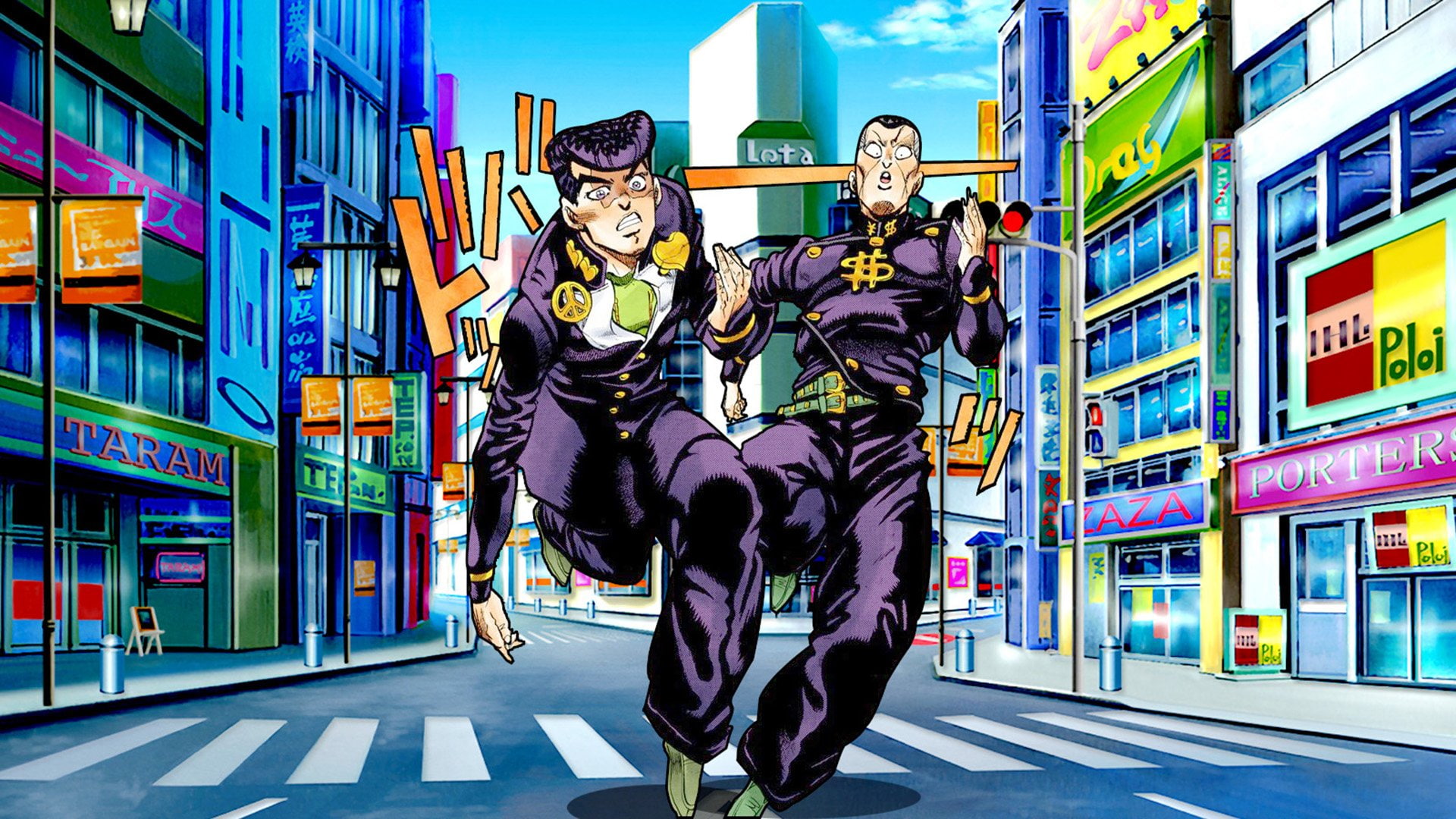 Anime Jojo s Bizarre Adventure Josuke Higashikata Okuyasu Nijimura 2k